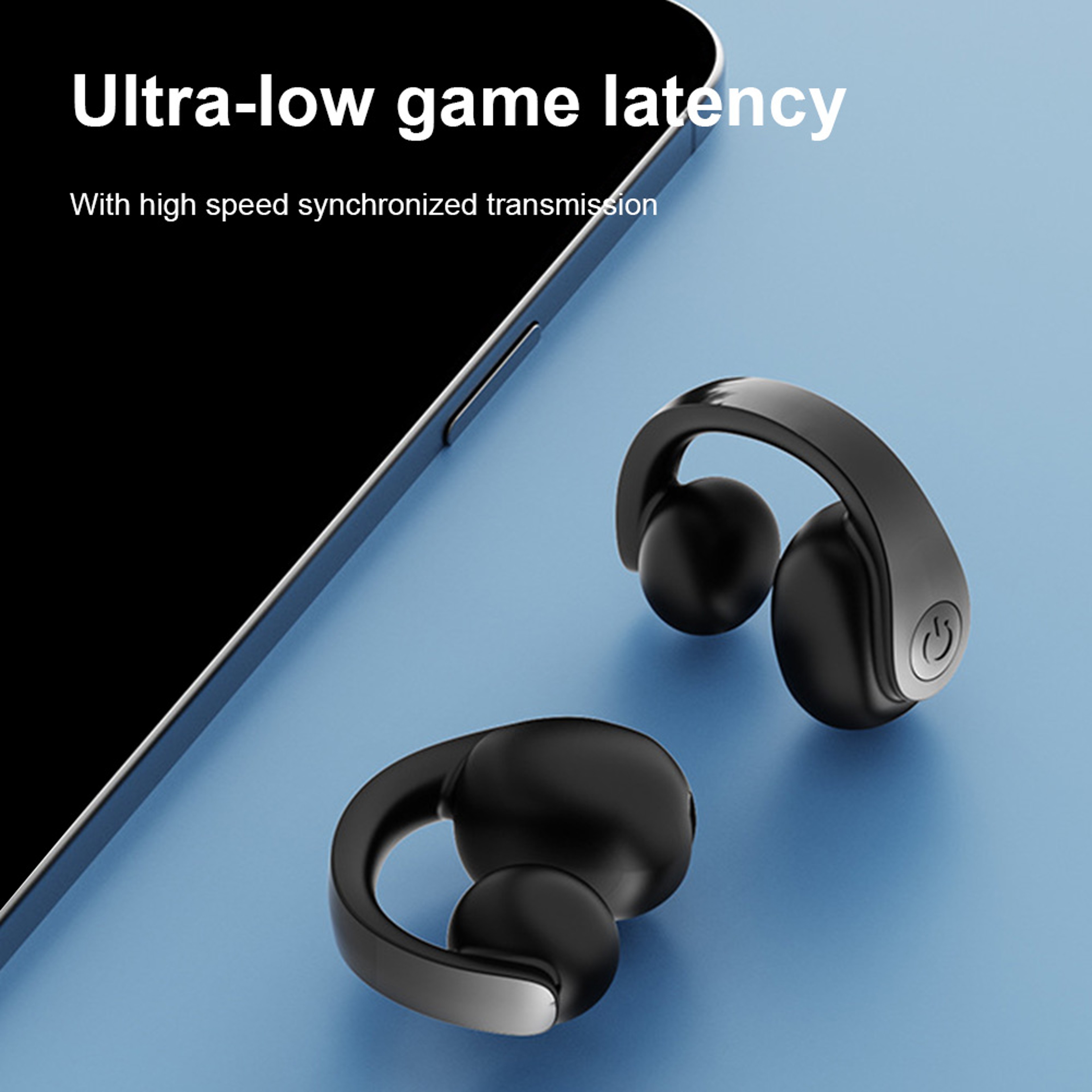 Bluetooth Earbuds Open Ear ClipOn Wireless Sports Headphones 4