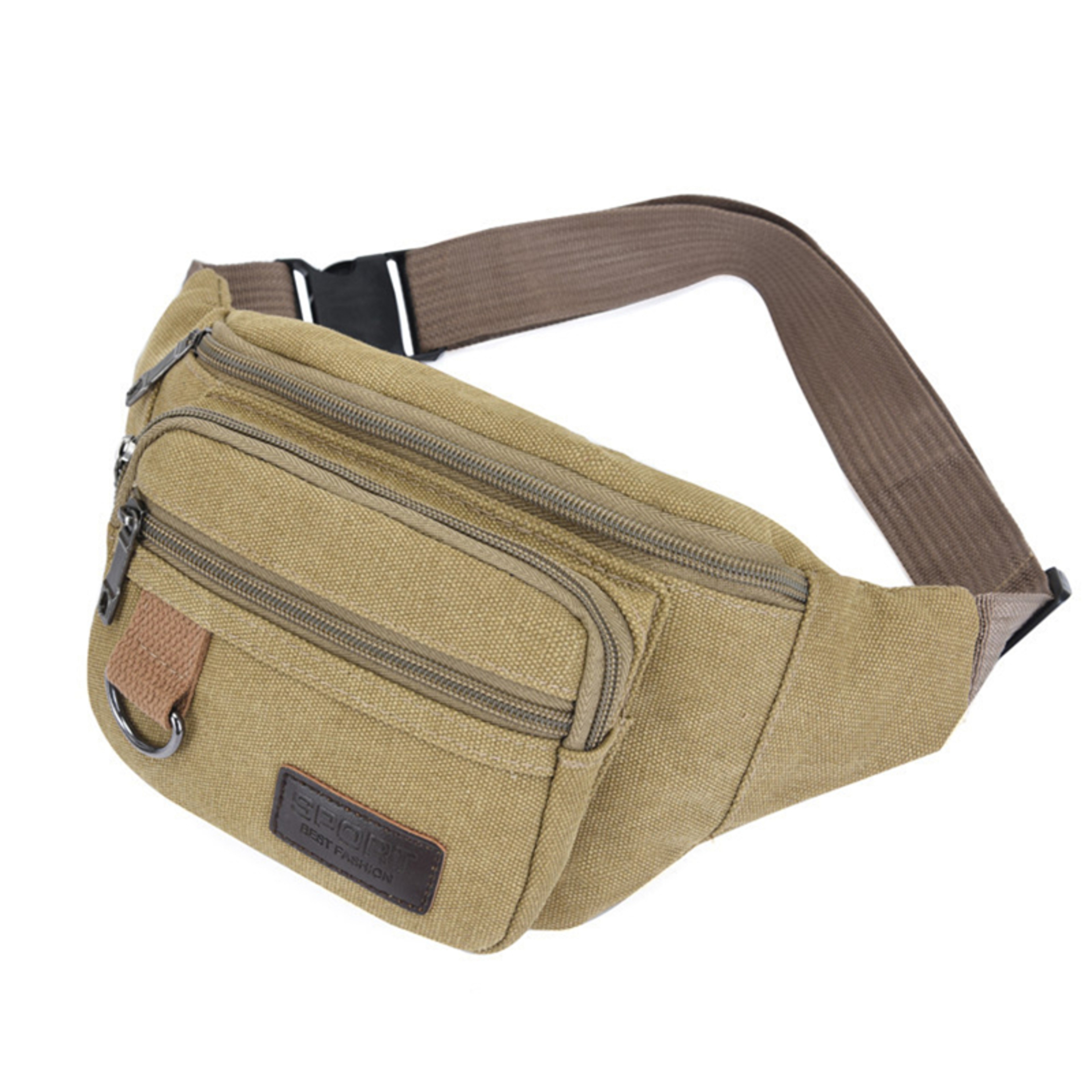 Canvas Waist Bag Belt Bag Crossbody Chest Bag For Men  Women Travel Phone Pouch 2