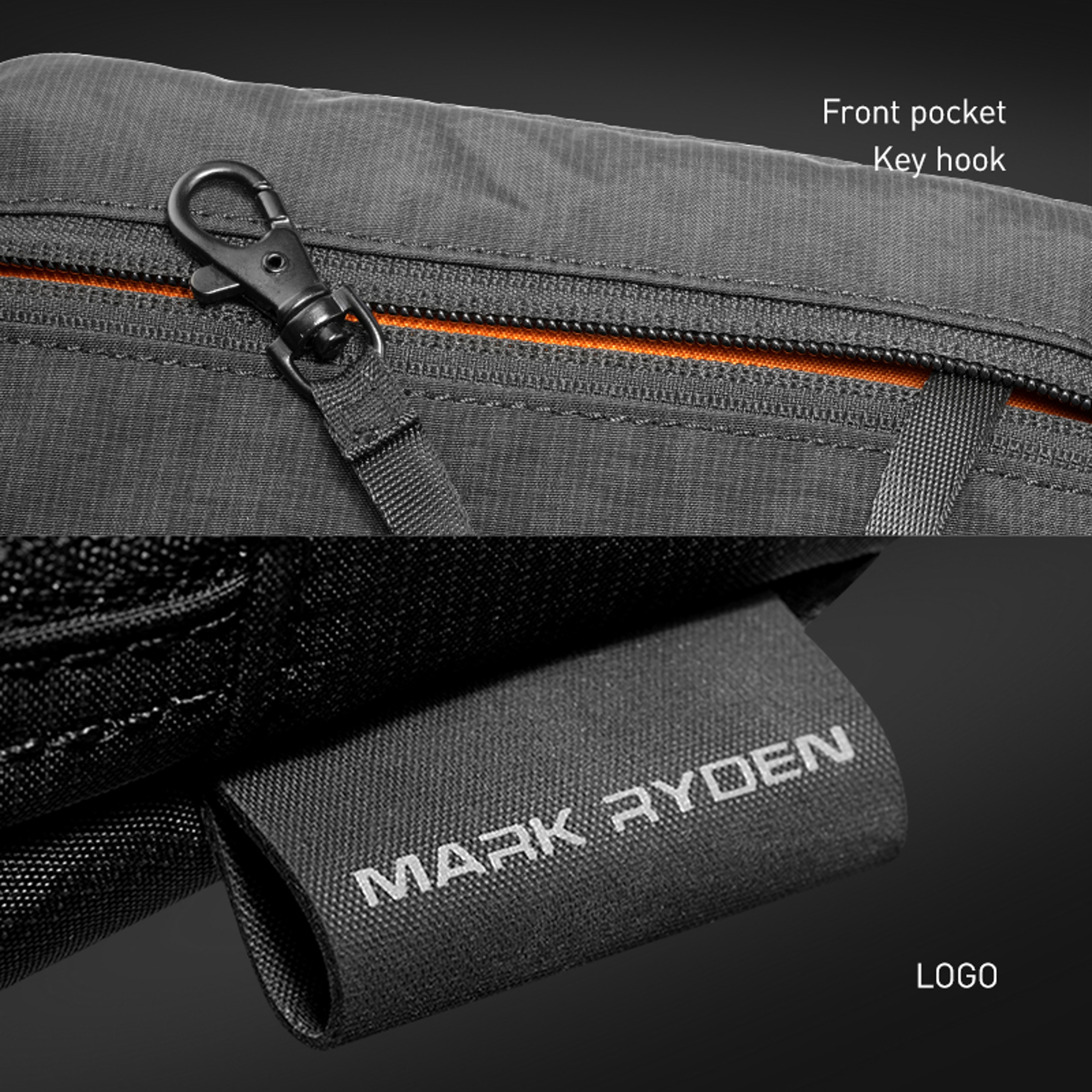 Mark Ryden RFID Blocking Sling Bag Anti Theft Crossbody Travel Waist Pack For Men 8