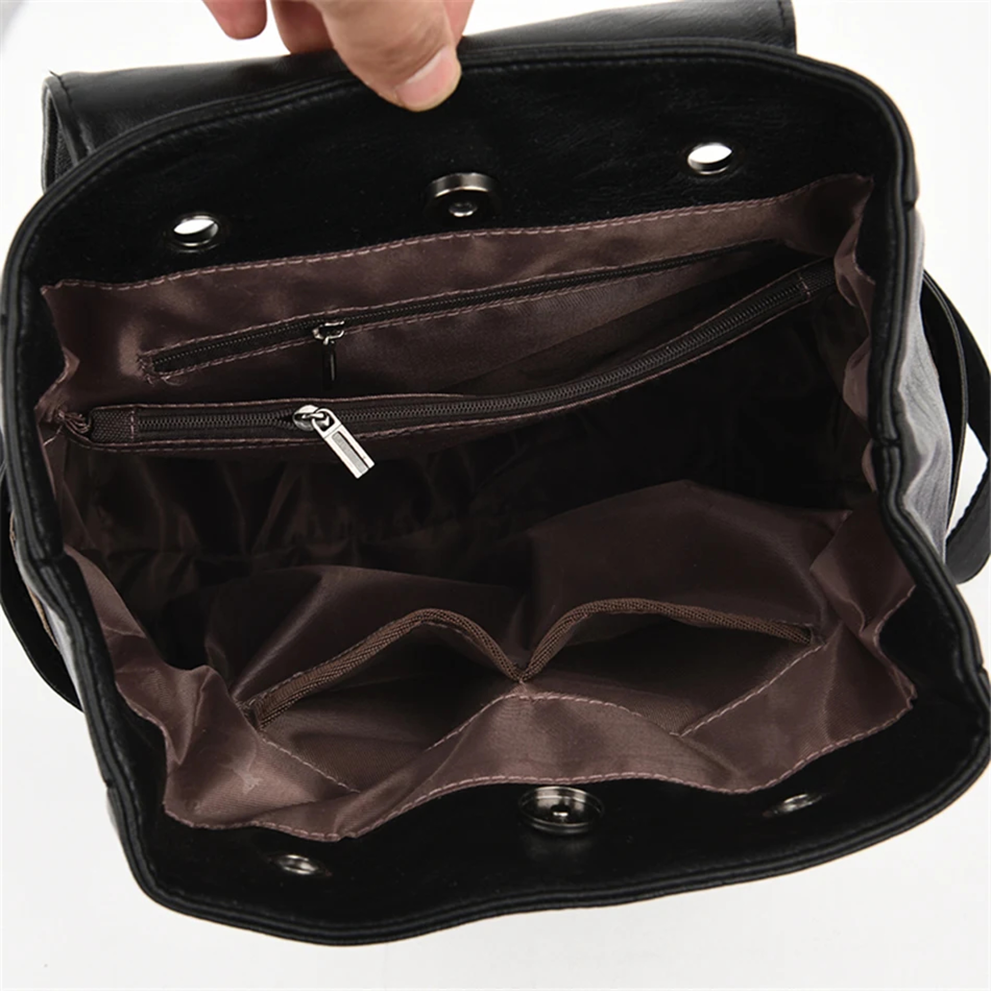 School Backpack Soft Leather Backpack For Women Fashion Backpack For Women Travel Daypack 6