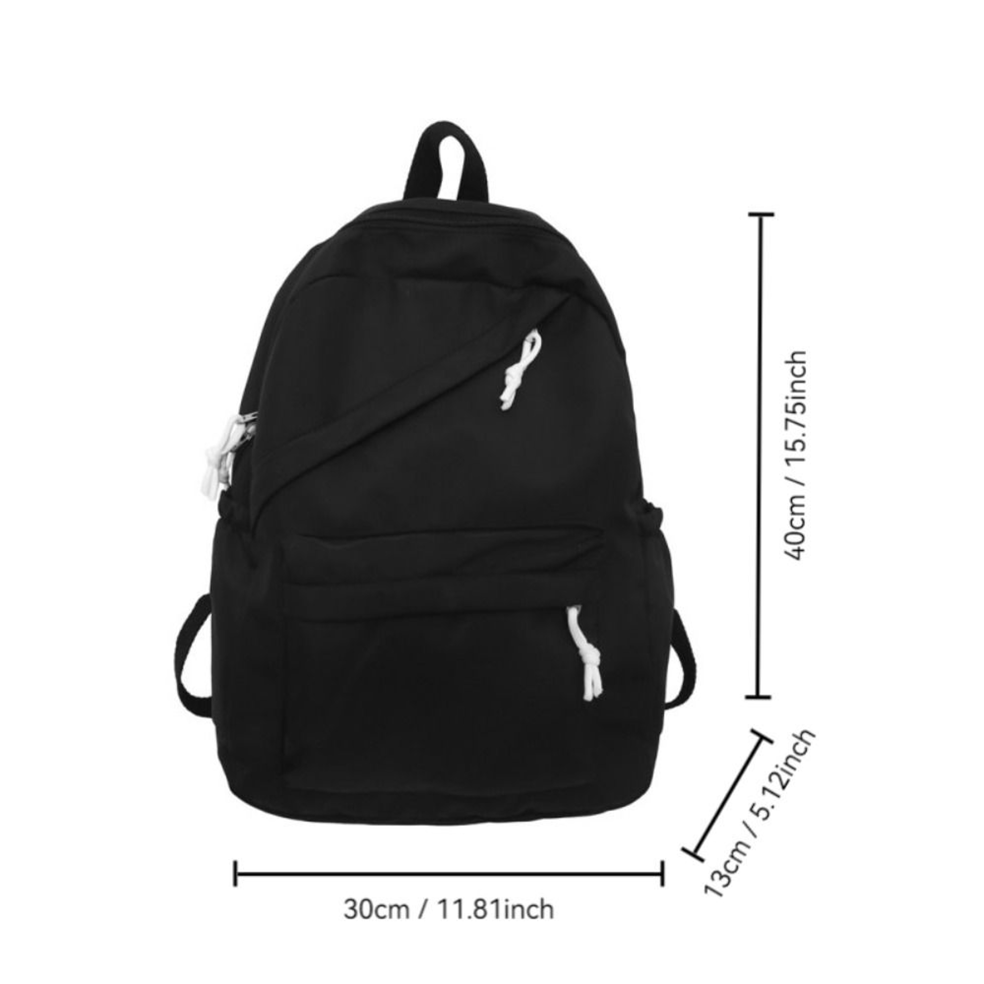 Nylon Student Backpack For Girls Back To School Backpack Casual College Book Bag 9