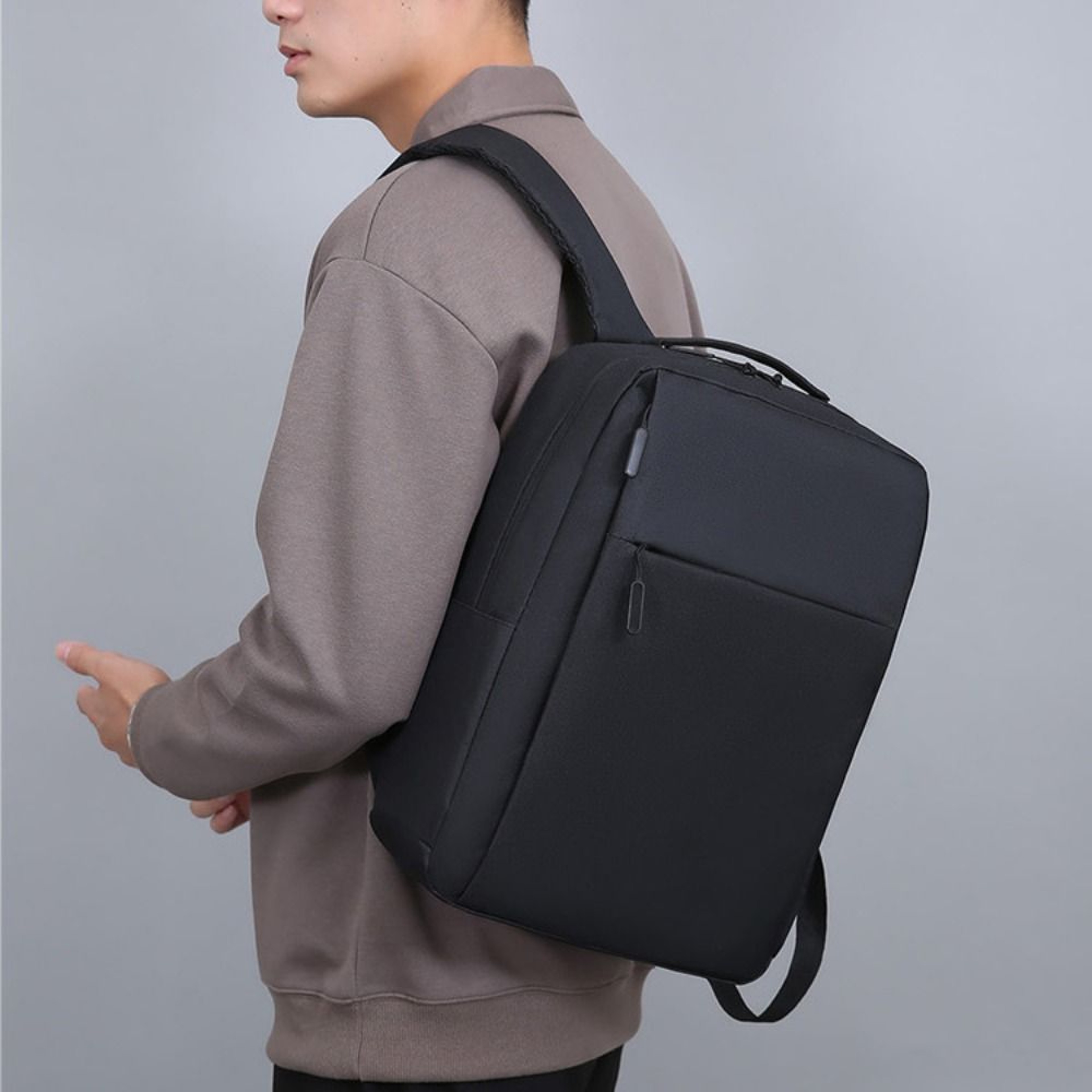 Laptop Backpack For Business  Travel  Back To School Backpack With Durable Oxford Design 4