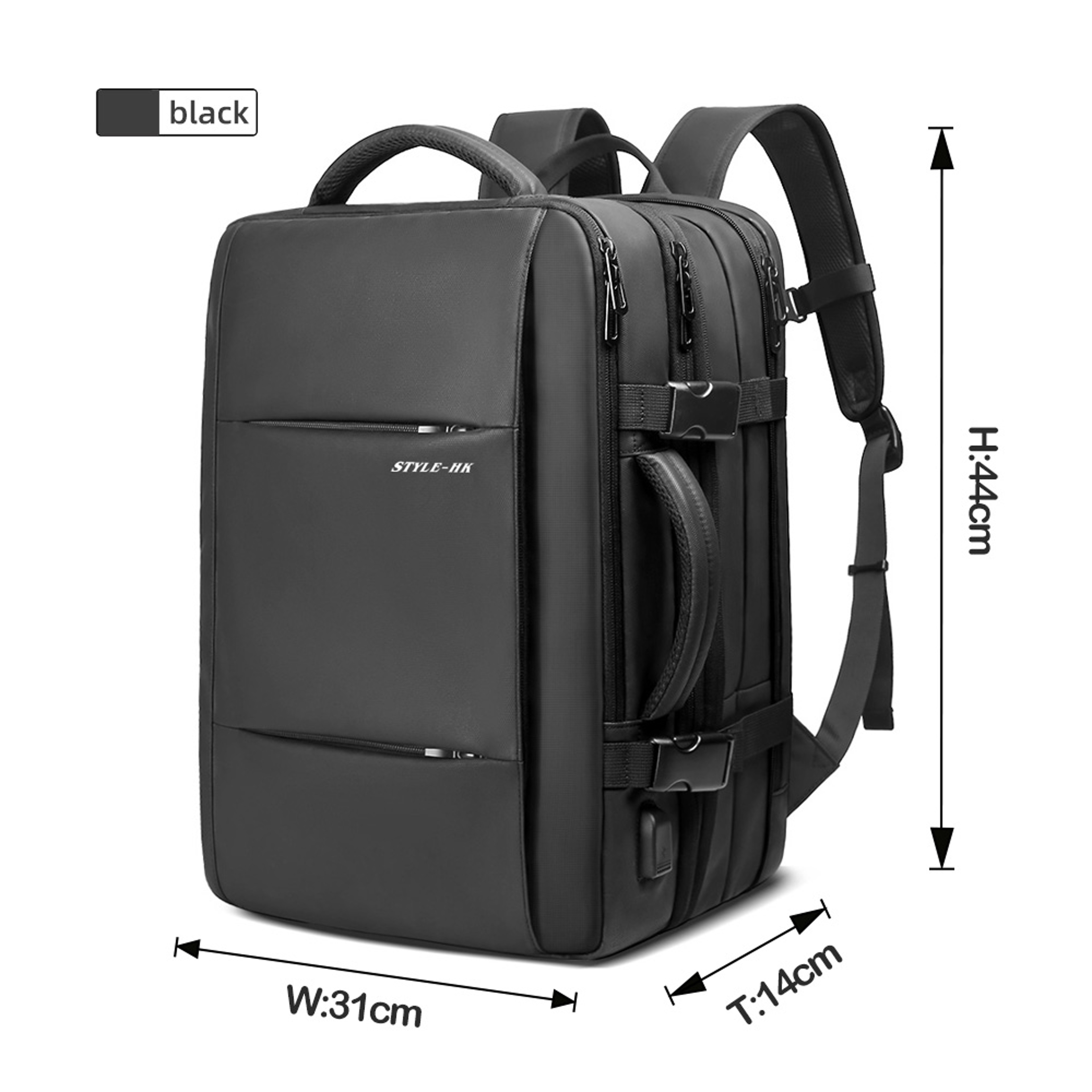 Laptop Backpack Back To School Backpack Expandable Travel Business Backpack 1