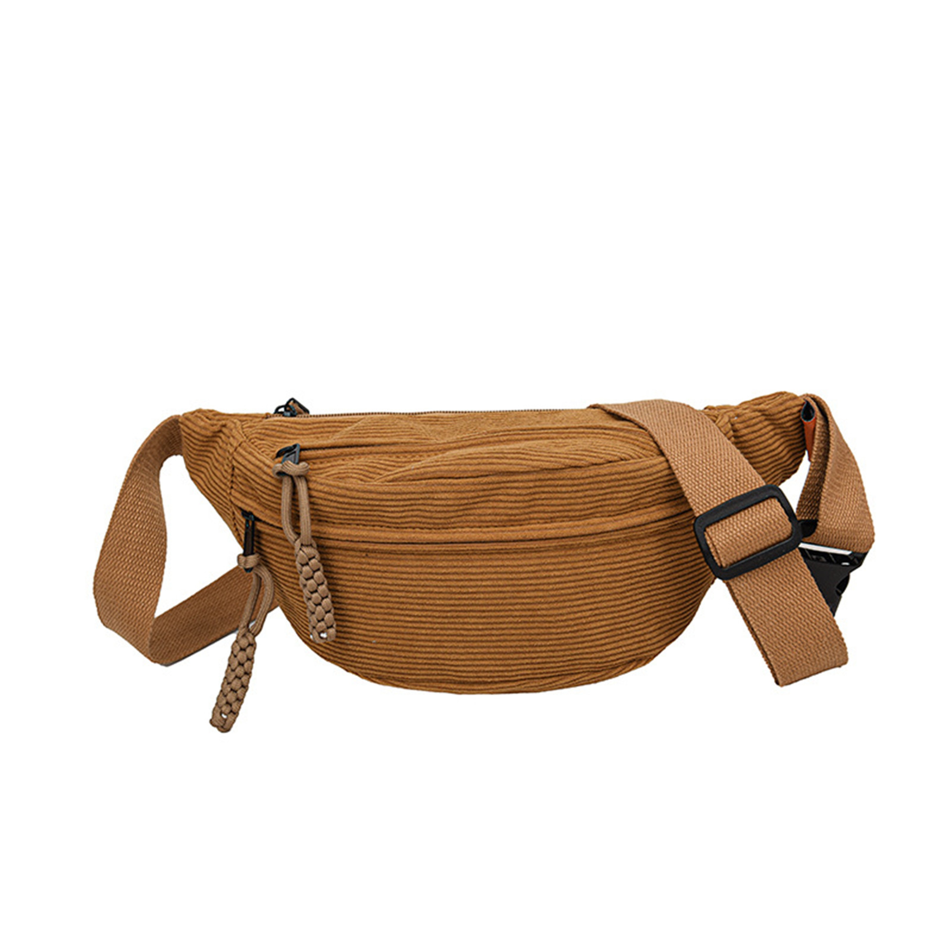Corduroy Belt Bag For Women Casual Crossbody Fanny Pack Adjustable Chest  Waist Bag 6