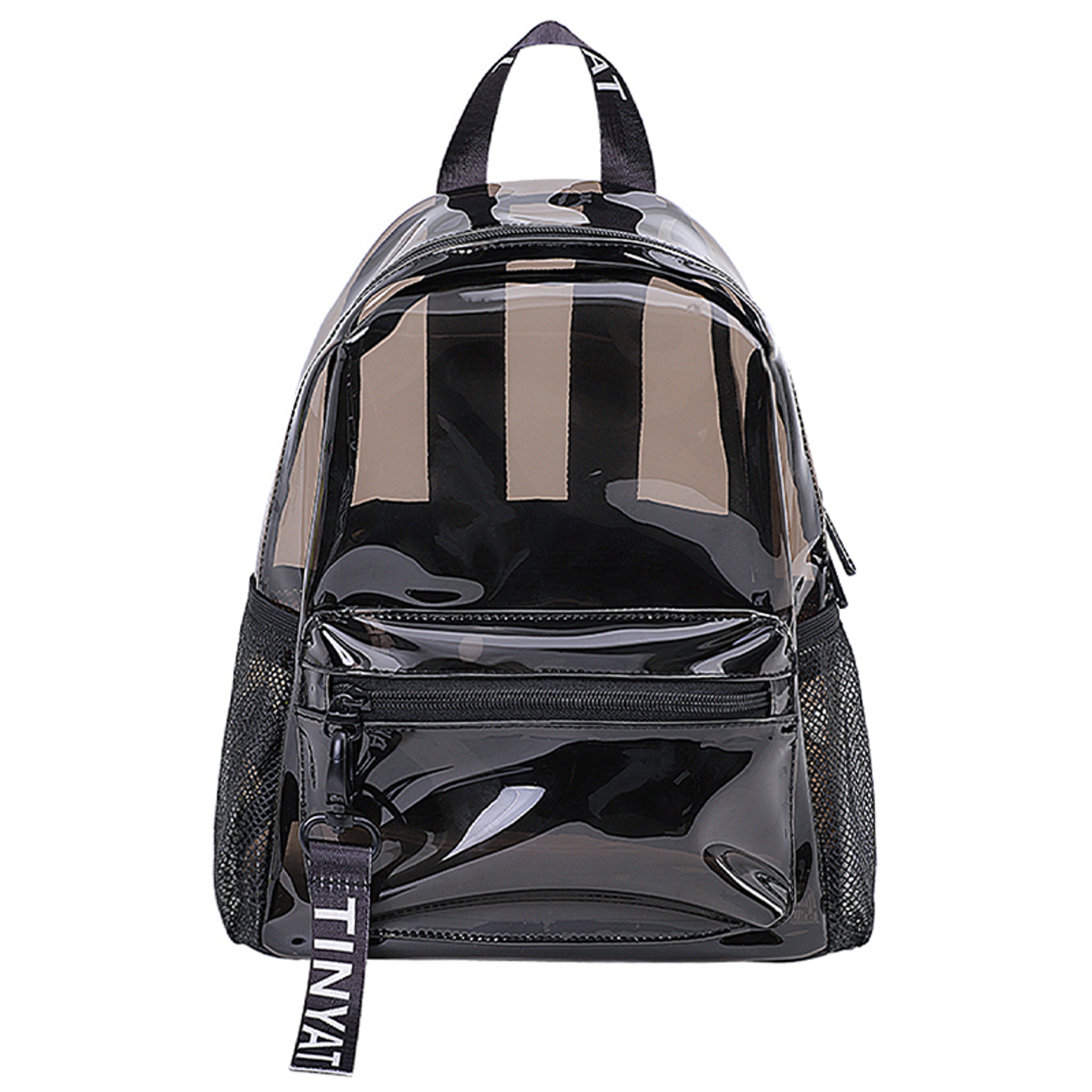 Heavy Duty Clear Backpack Large Capacity Transparent School  Travel Backpack 2