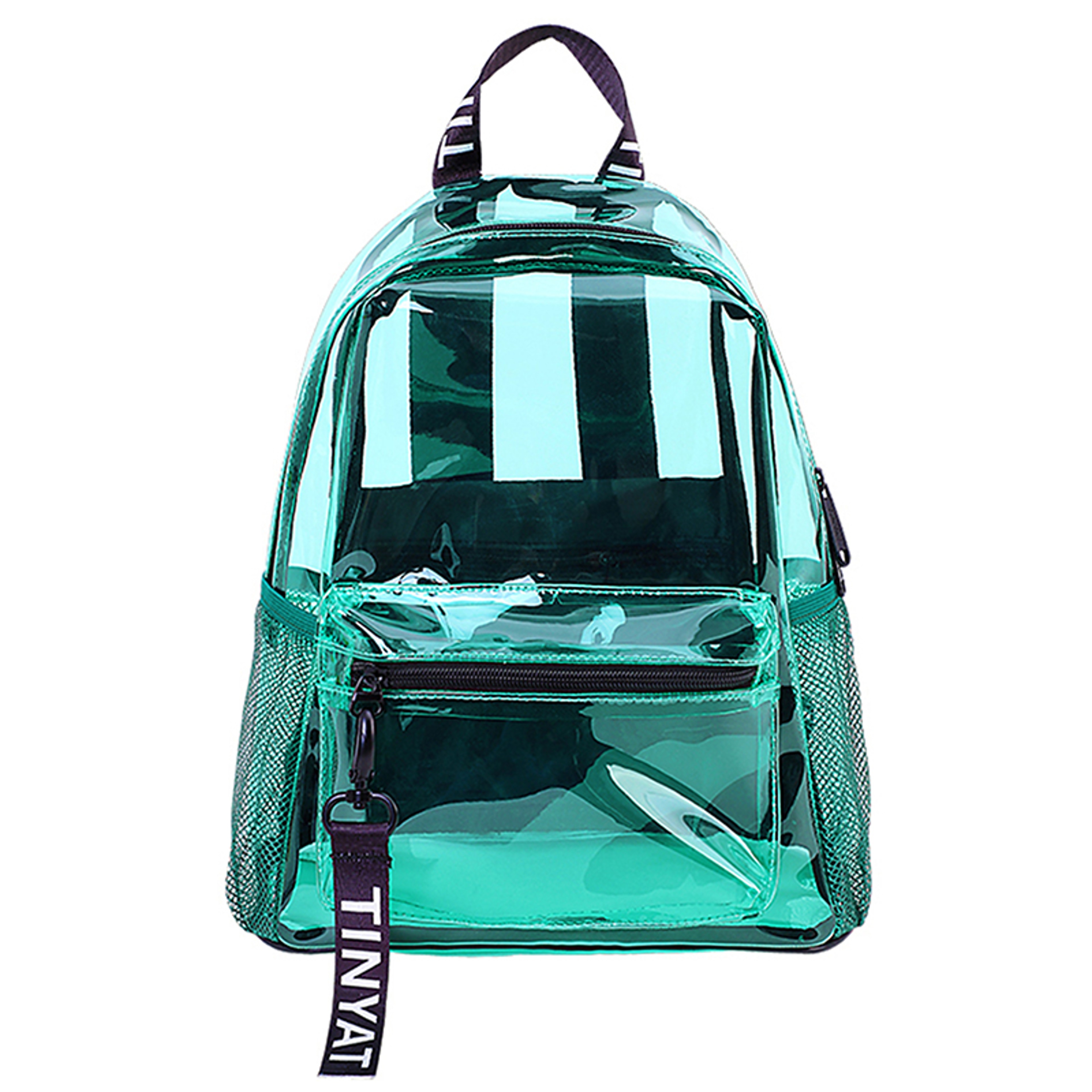 Heavy Duty Clear Backpack Large Capacity Transparent School  Travel Backpack 4