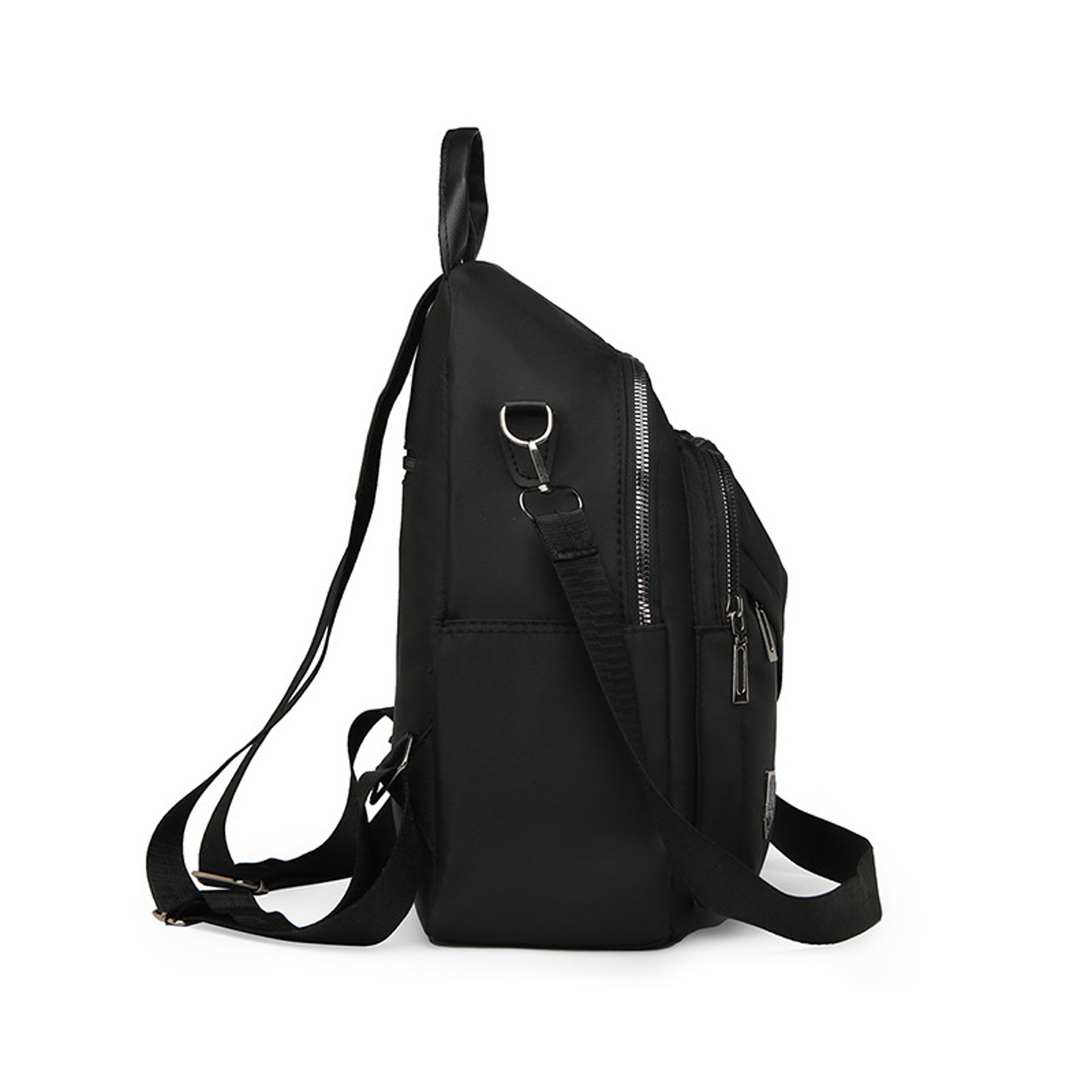 Womens Backpack Large Capacity Black Casual Daypack For Travel School  Everyday Use 4