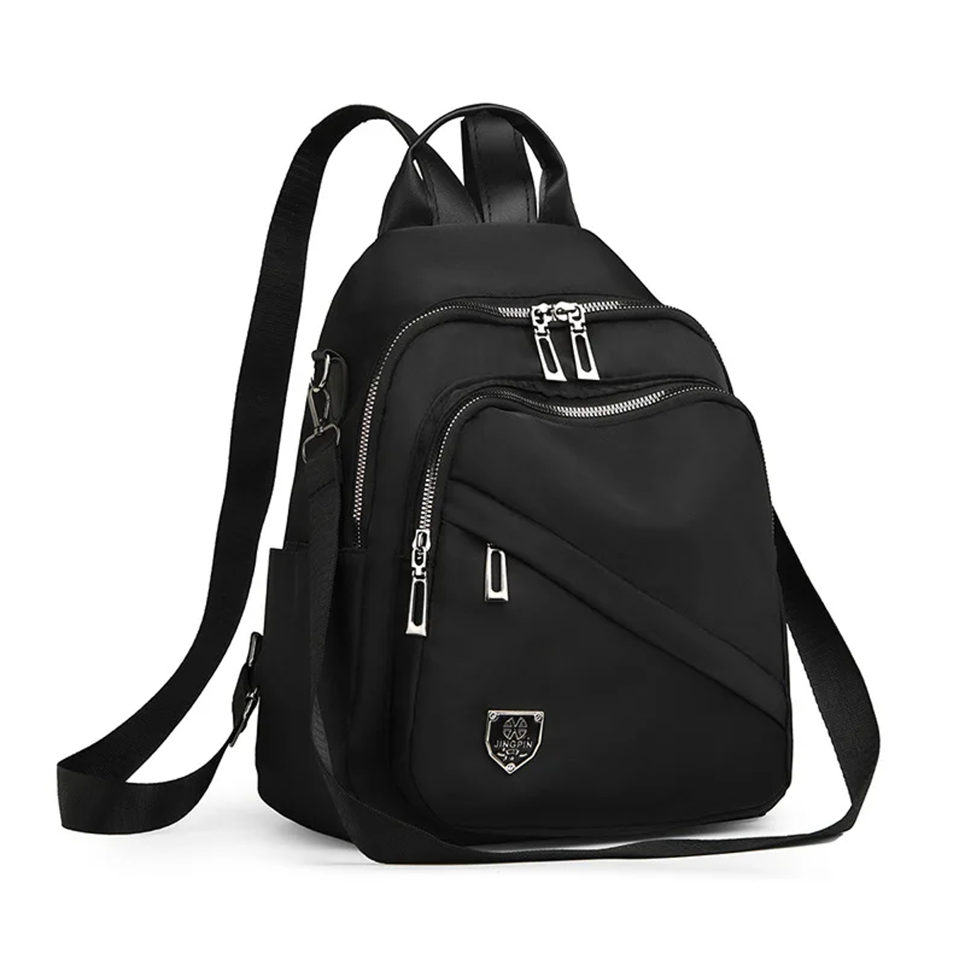Womens Backpack Large Capacity Black Casual Daypack For Travel School  Everyday Use 0