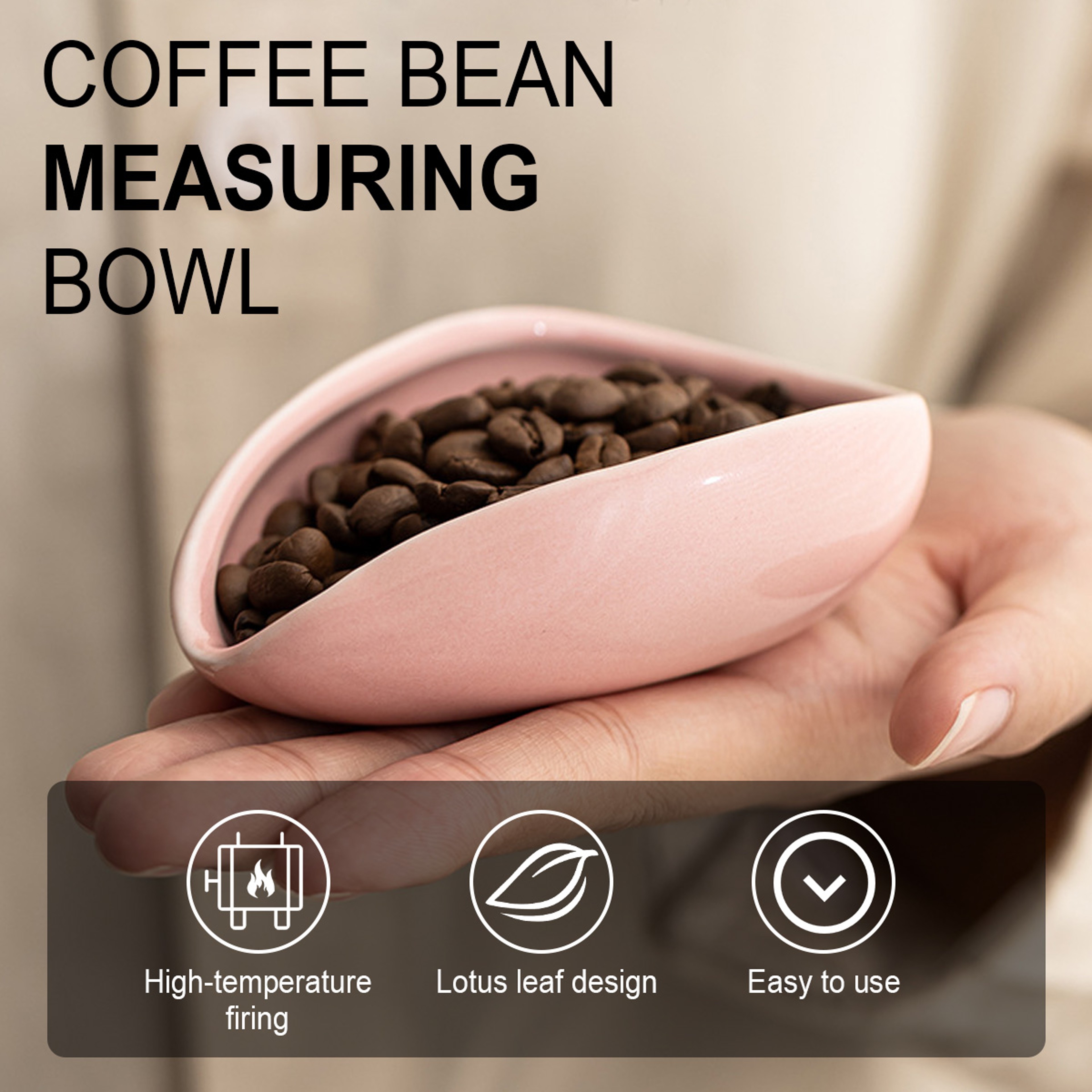 Premium Coffee Dosing Cup  RDT Spray Bottle Set With Ceramic Coffee Bean Dosing Tray 3