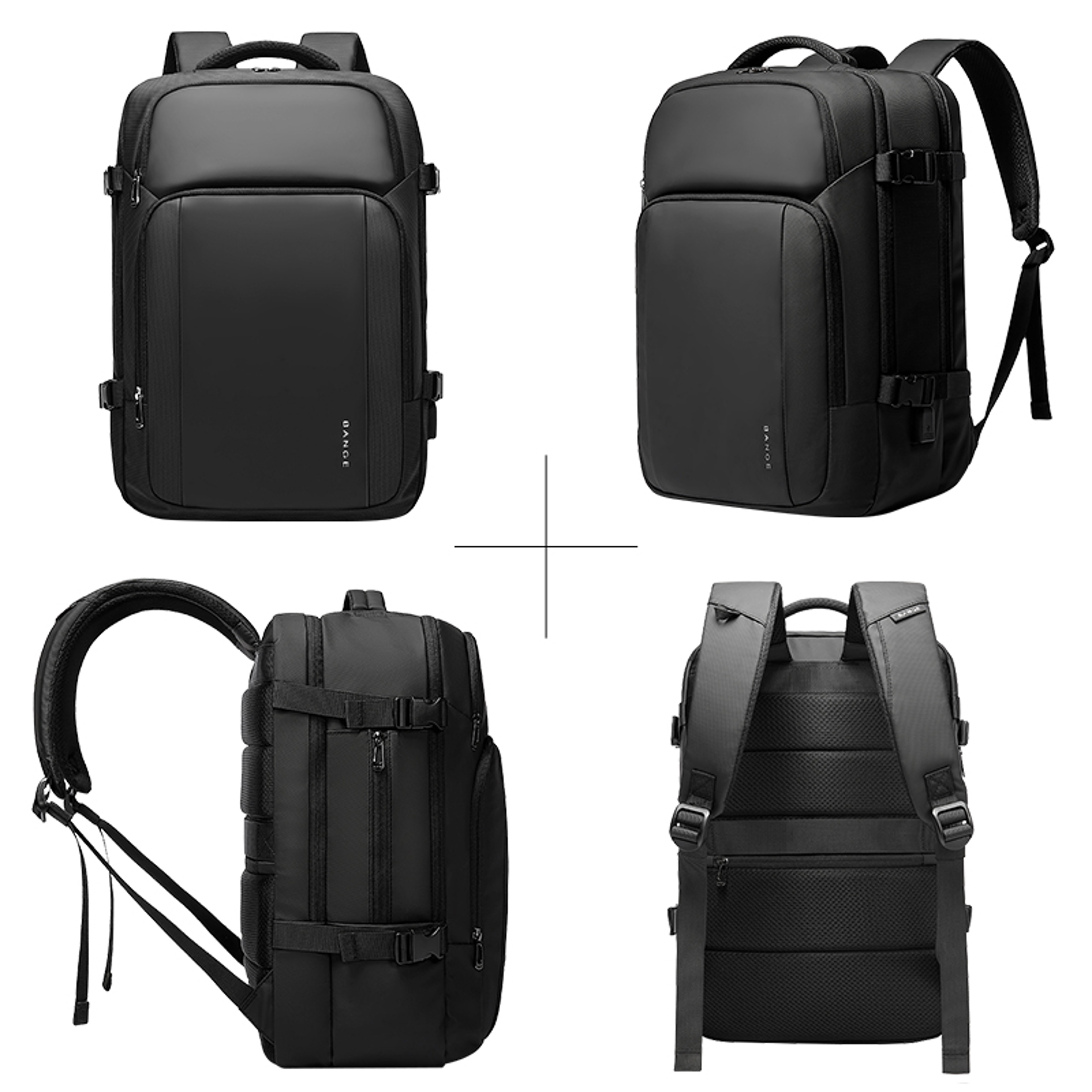 Laptop Backpack Waterproof Business Travel Backpack With USB Charging Port 3