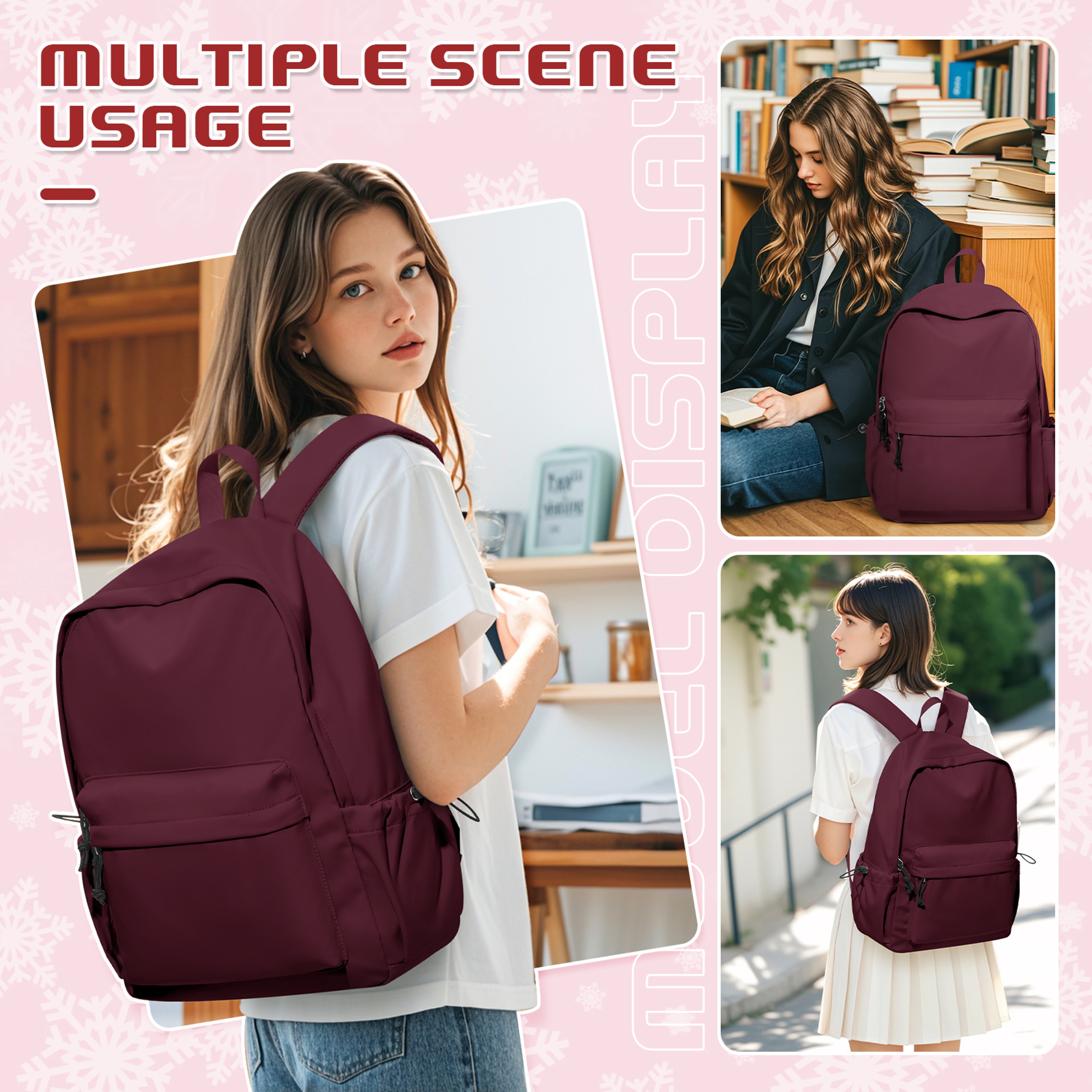 Laptop Backpack For School College Travel  Everyday Work 10
