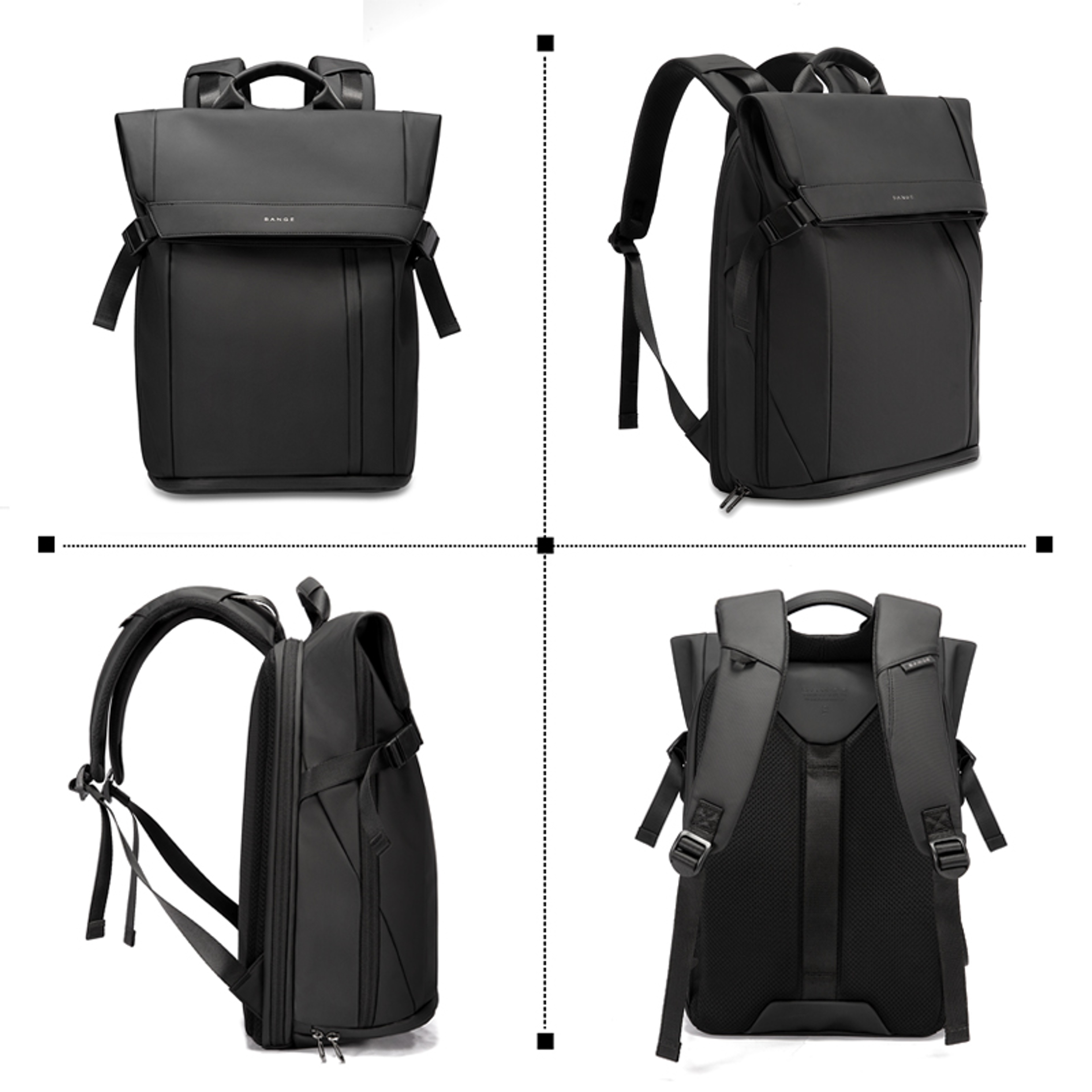 Laptop Backpack Waterproof Business Travel Backpack With Multi Compartment Storage 1