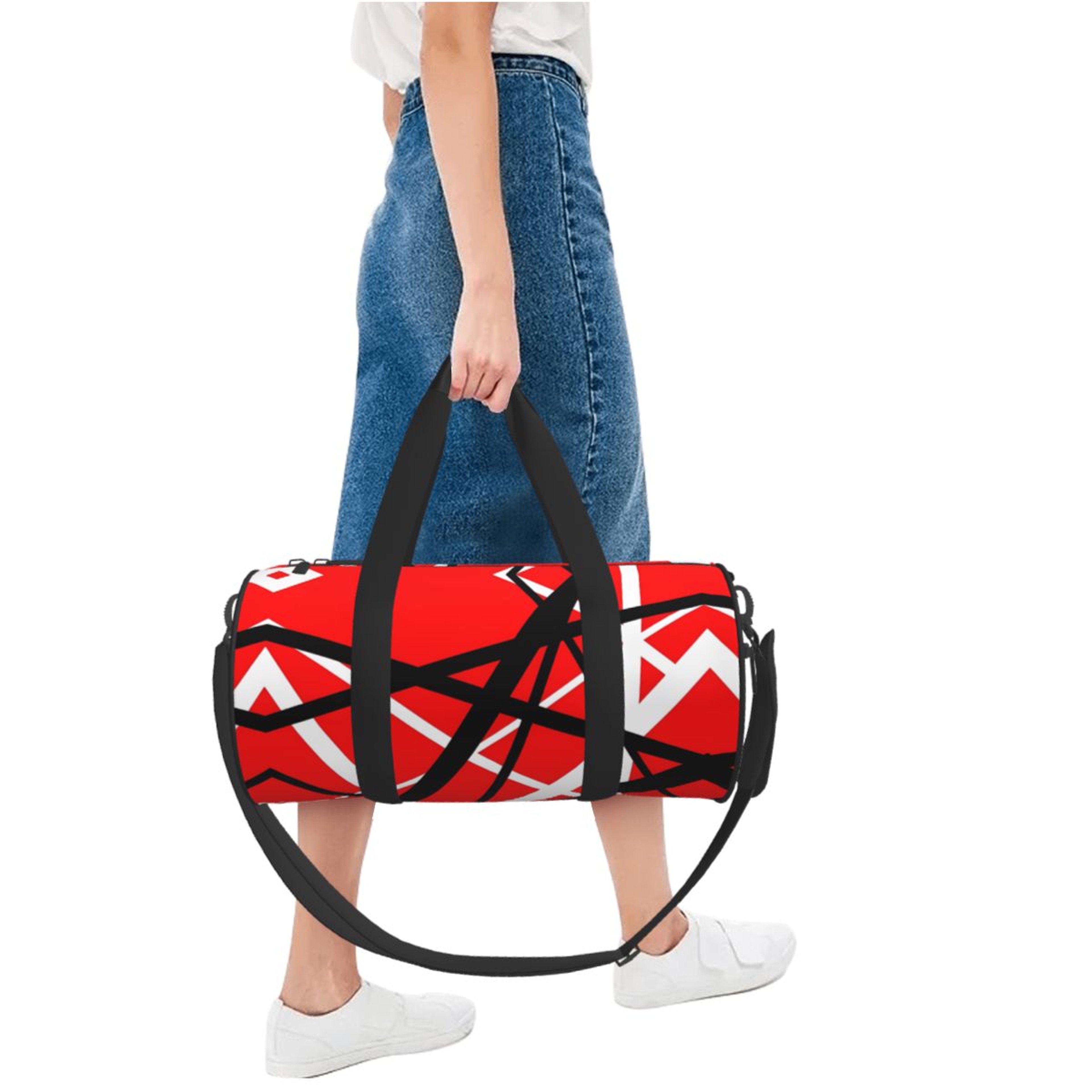 Van Halen Vintage Gym Duffel Bag With Shoe Compartment For Sports Travel  Weekend Getaways 4