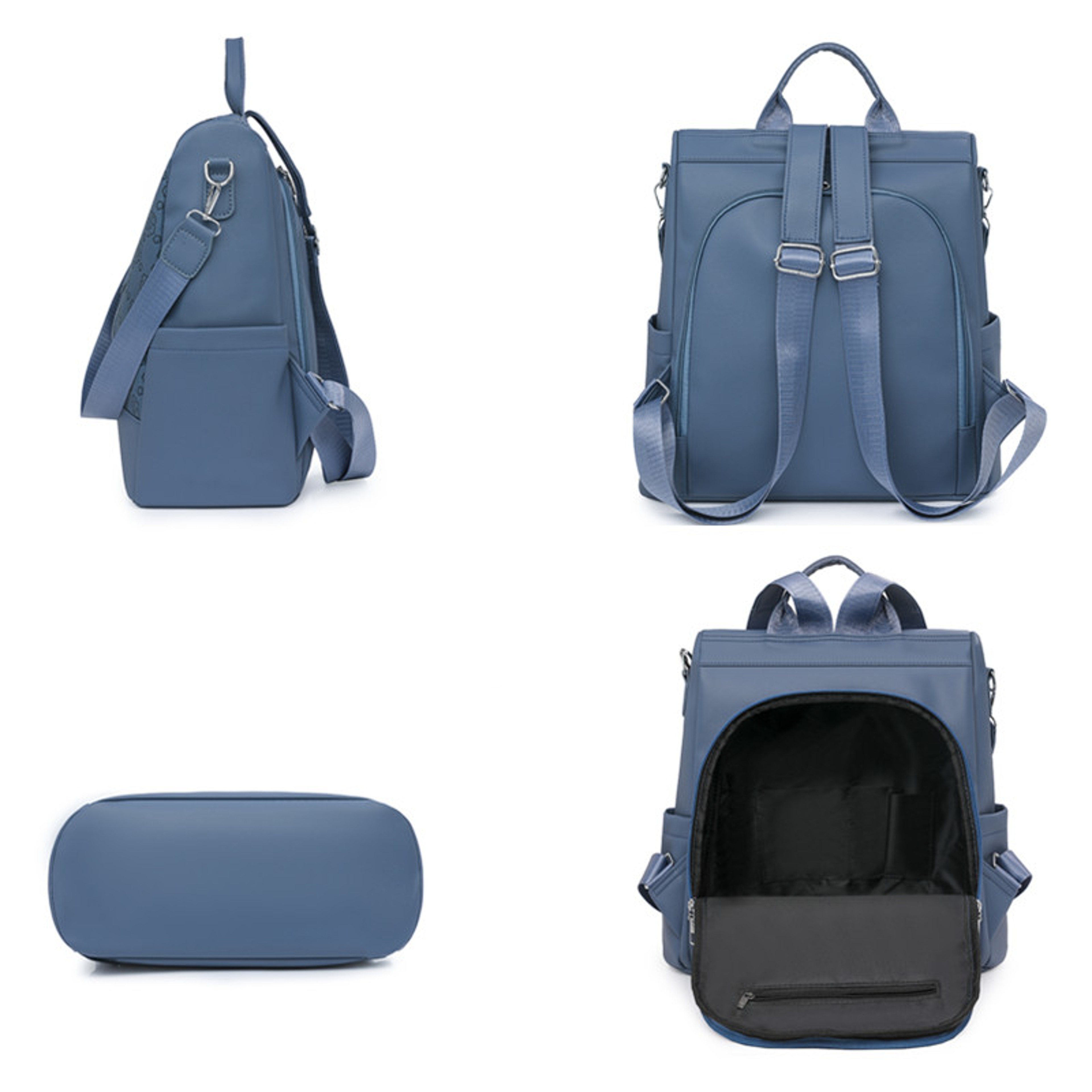 Antitheft Womens Backpack Large Capacity Leather Backpack Purse For Work Travel  Daily Use 7