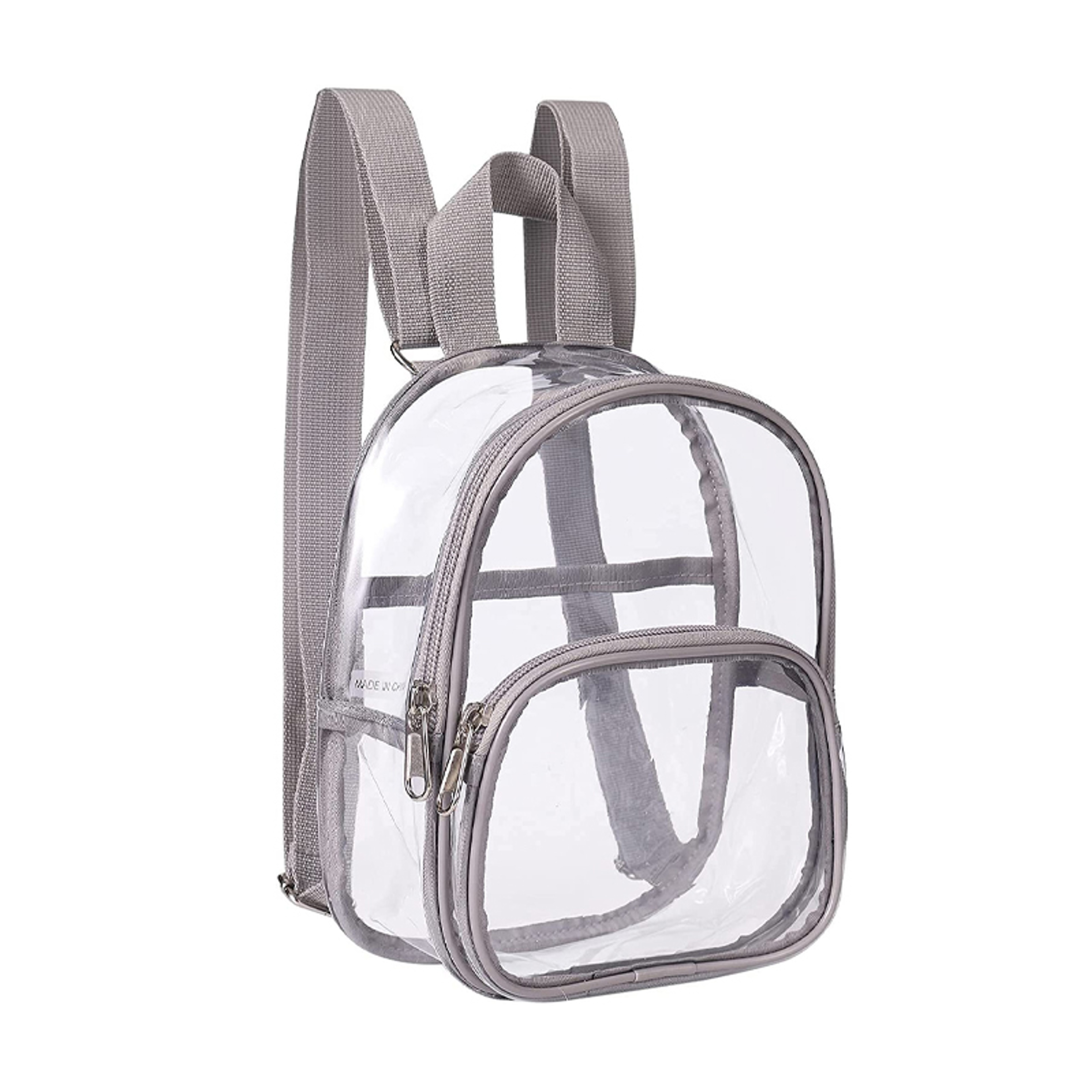Clear Waterproof PVC Backpack Large Capacity Transparent Travel  Stadium Approved Bag 4