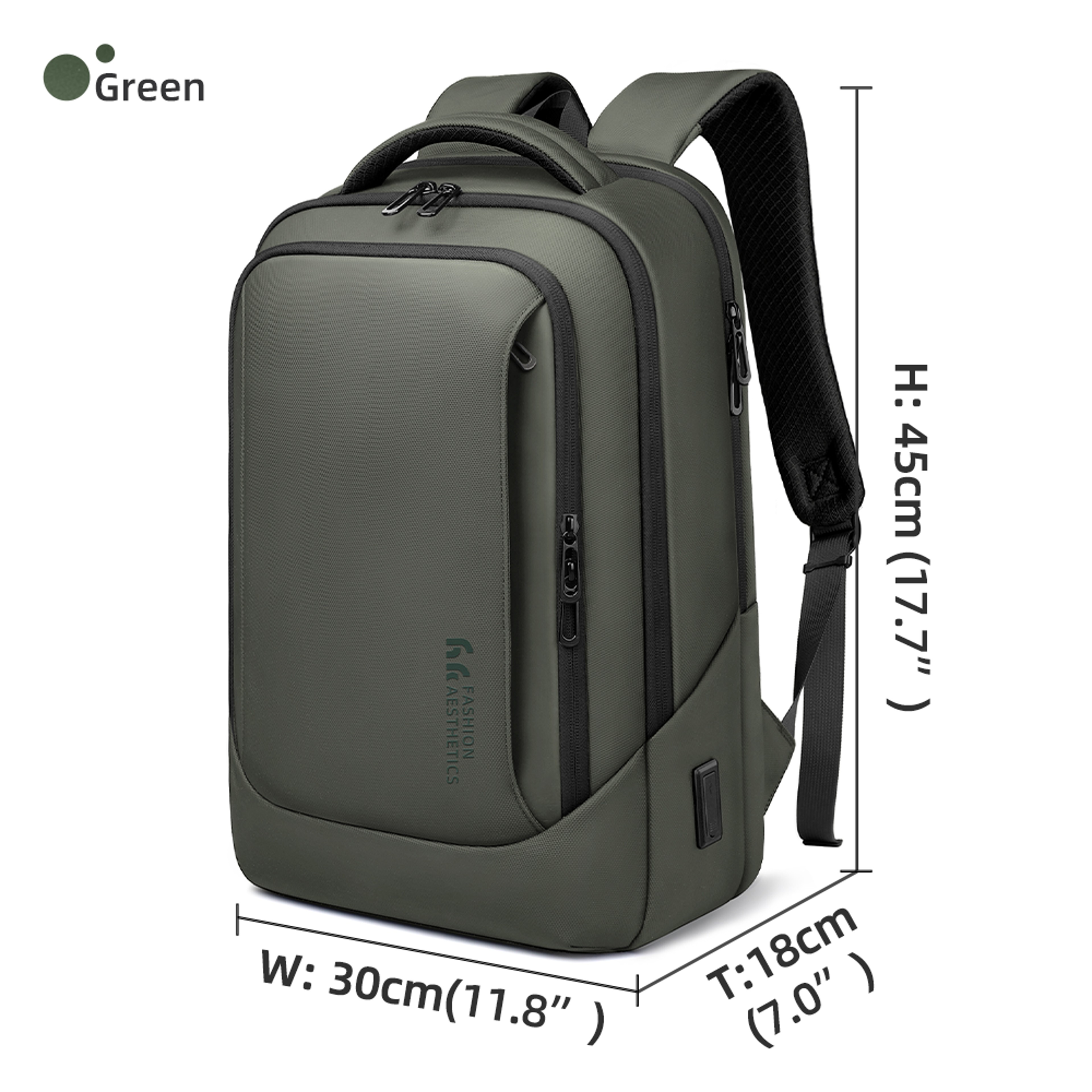Laptop Backpack With USB Charging For Men Back To School Backpack Business Travel  College Bag 5
