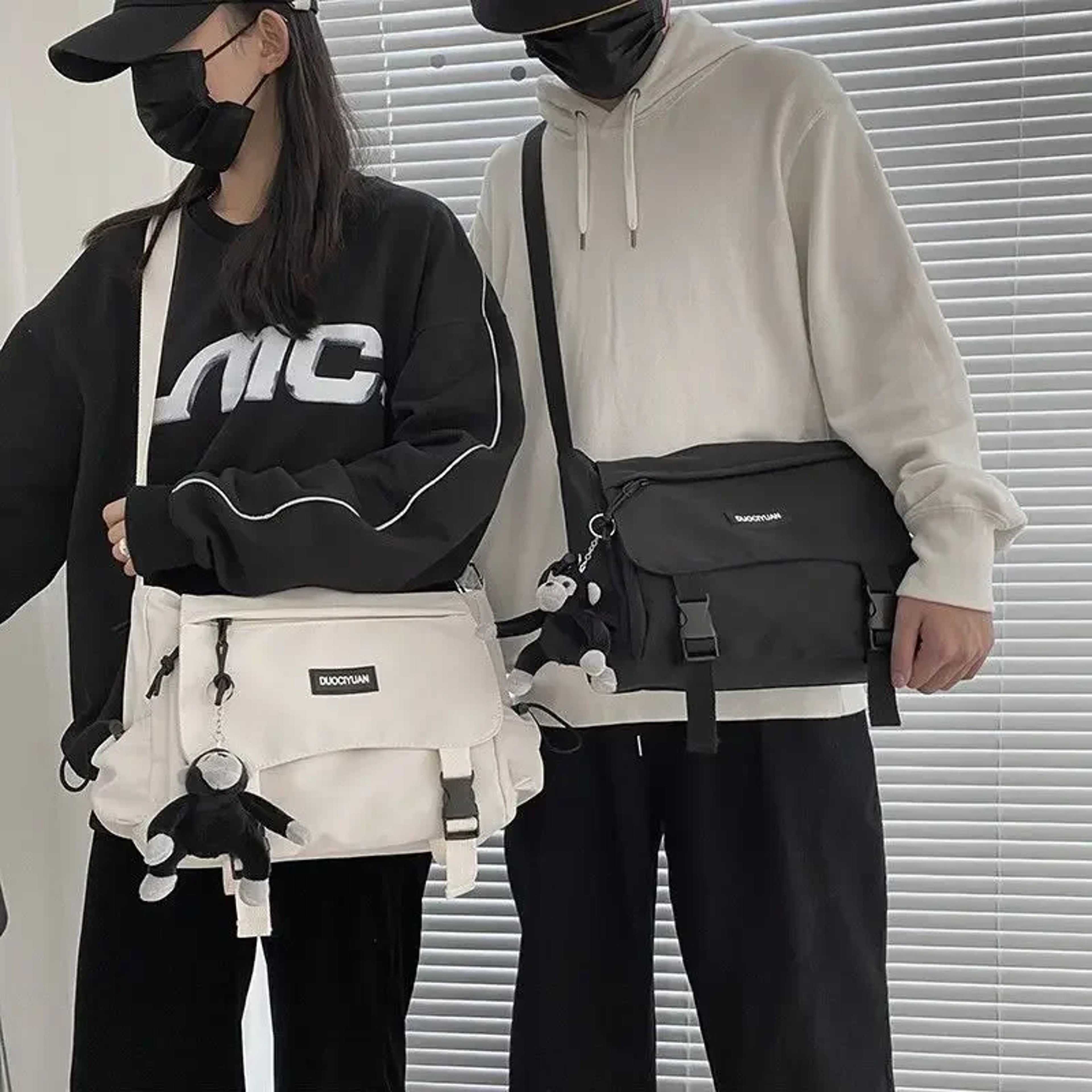 Urban Oxford Crossbody Bag For Men  Women Back To School Backpack Everyday Messenger Shoulder Bag 3