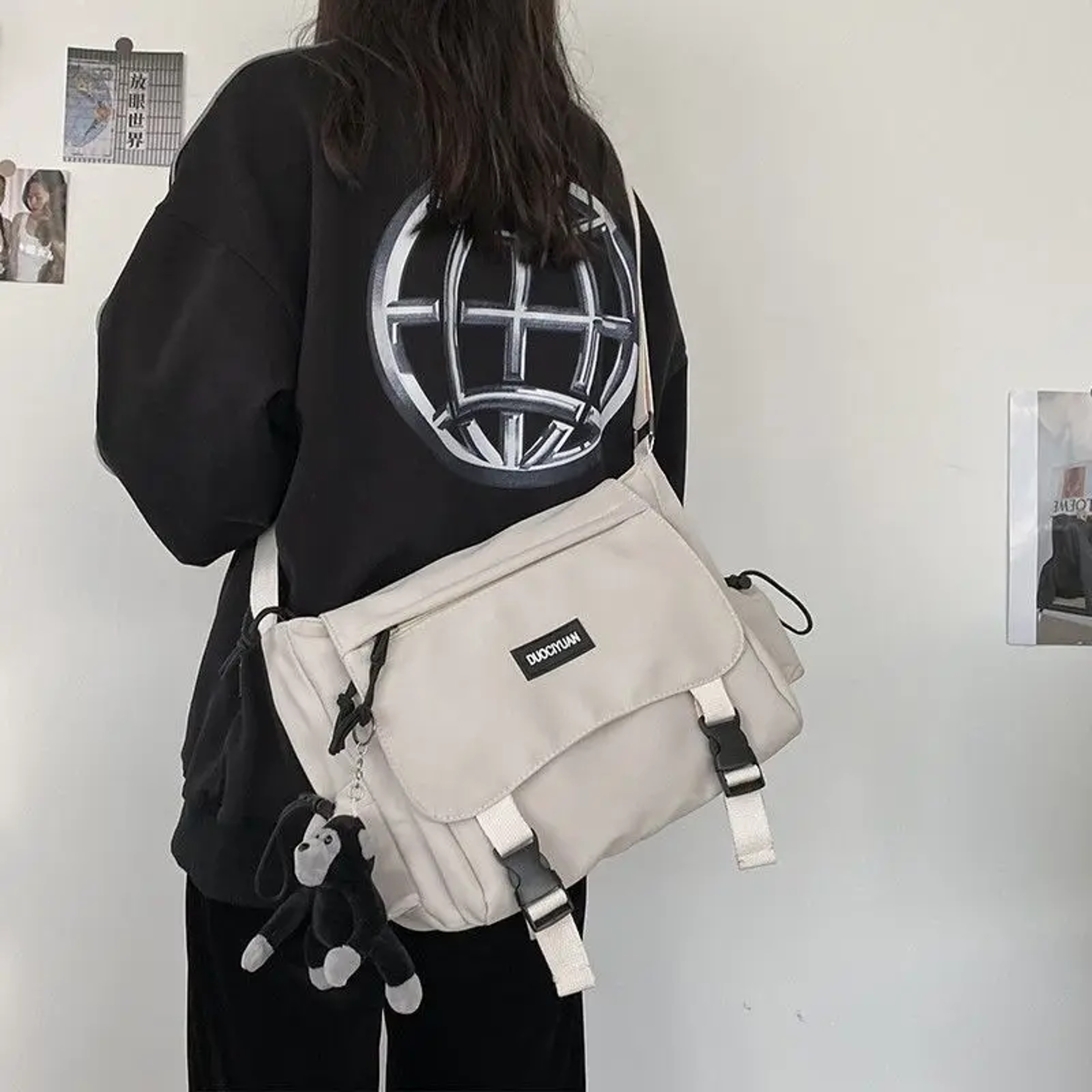 Urban Oxford Crossbody Bag For Men  Women Back To School Backpack Everyday Messenger Shoulder Bag 5