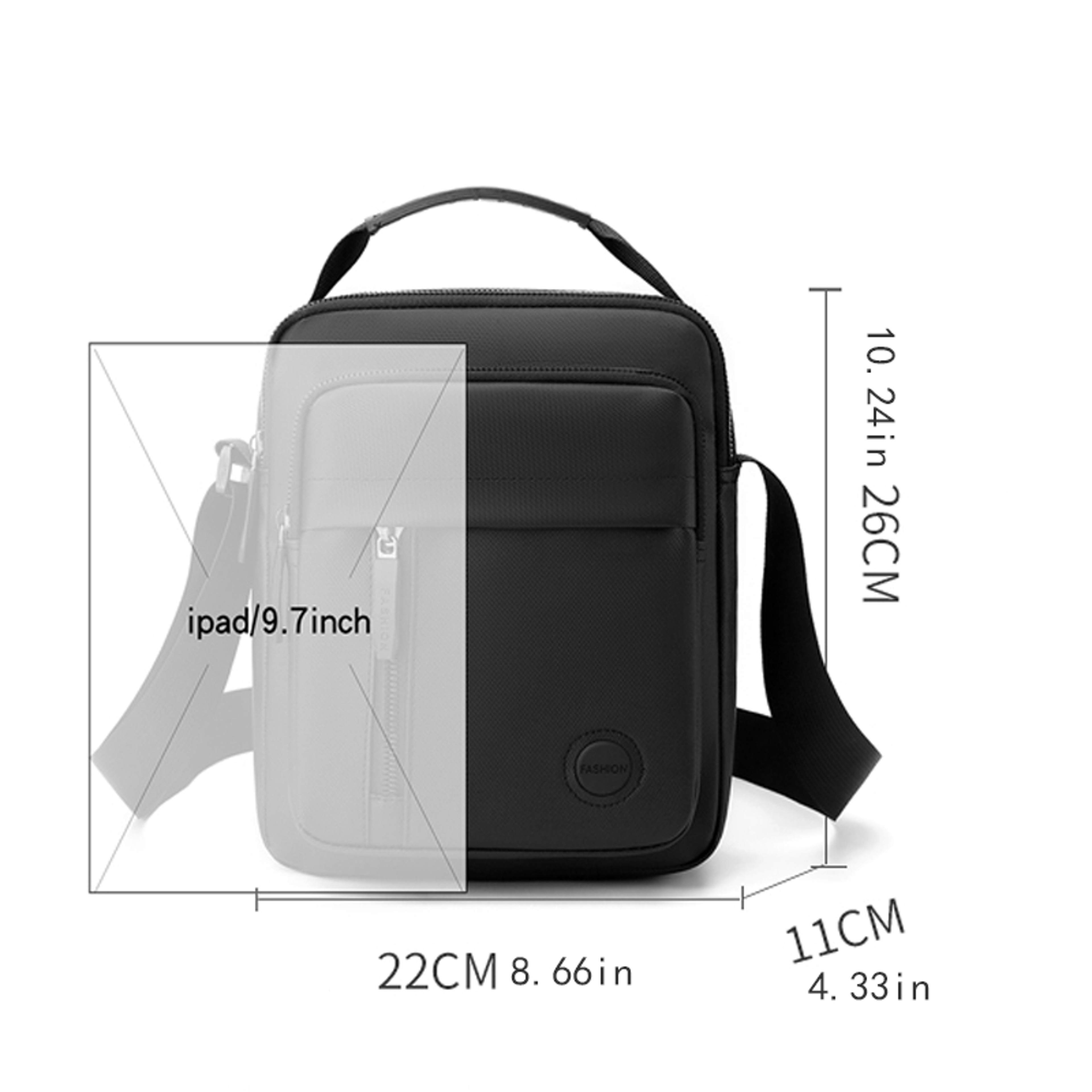 Multi Pocket Crossbody Bag With Adjustable Strap For Travel  Daily Carry Back To School Backpack 7