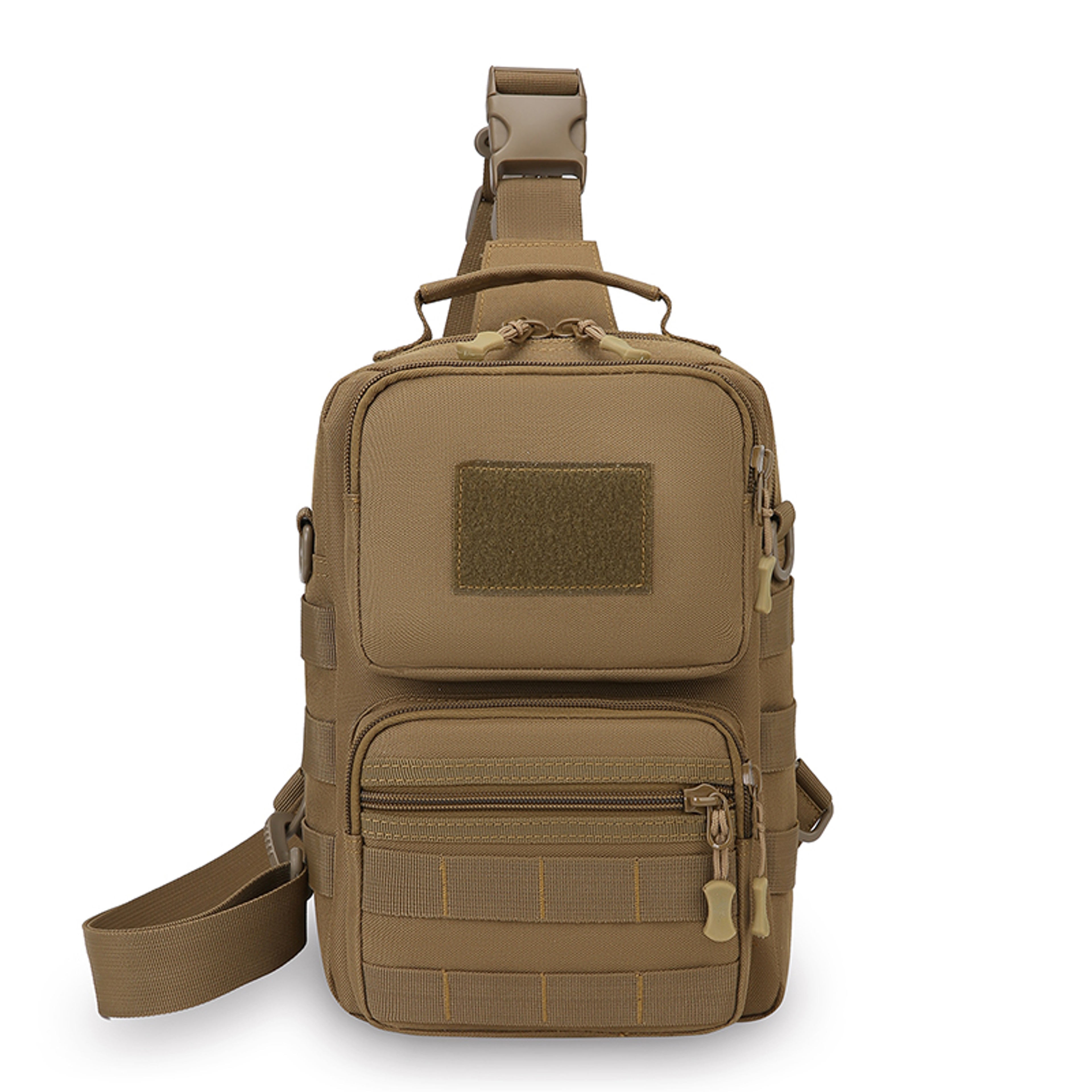 Men Tactical Fishing Chest Bag Outdoor Sling Shoulder Bag Durable Crossbody Pack For Hiking Camping 3