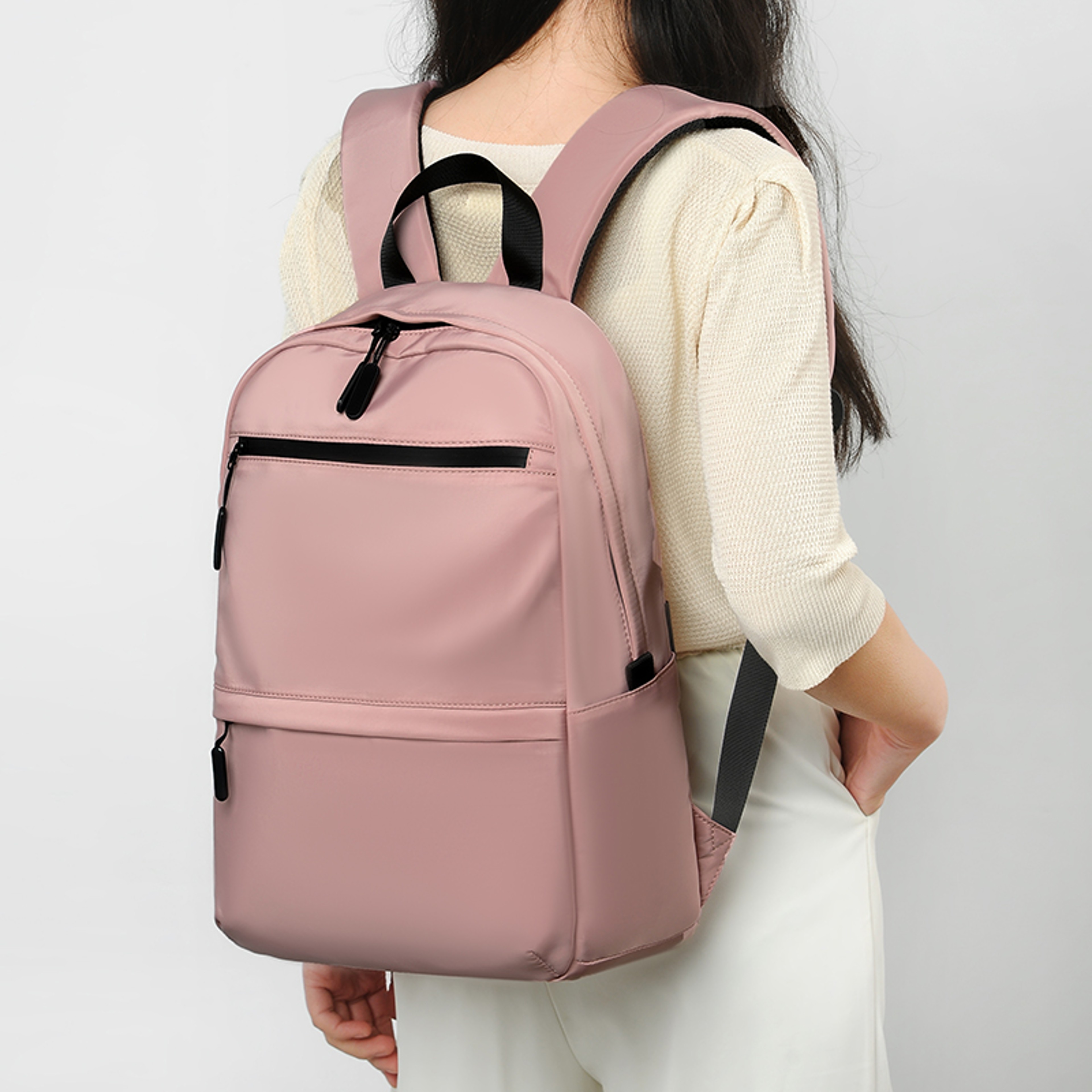 Large Capacity Student Backpack Water Resistant School Backpack Casual Commuter Travel Bag 0
