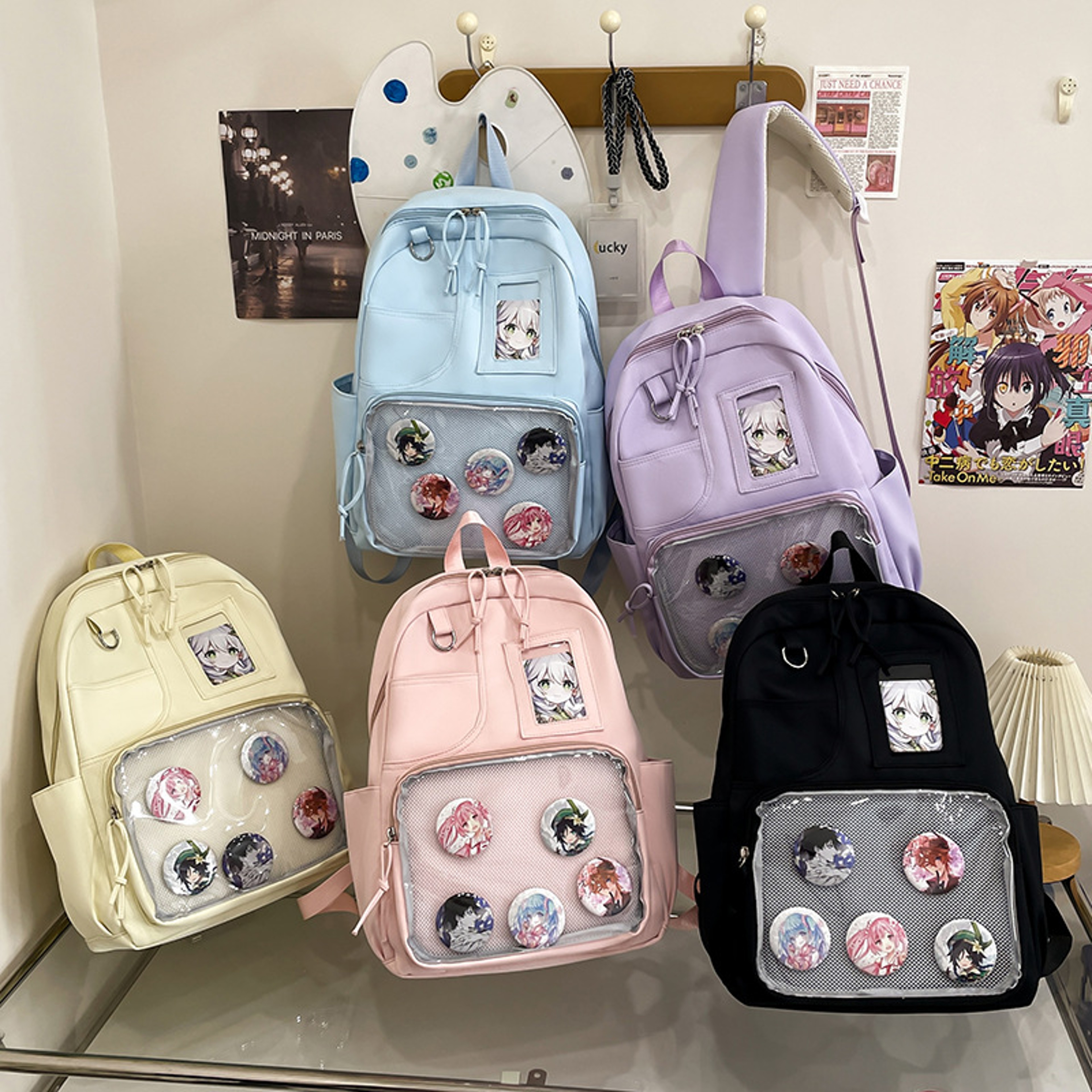College Backpack Large Capacity Student Backpack For Women Casual Travel School Bag 7