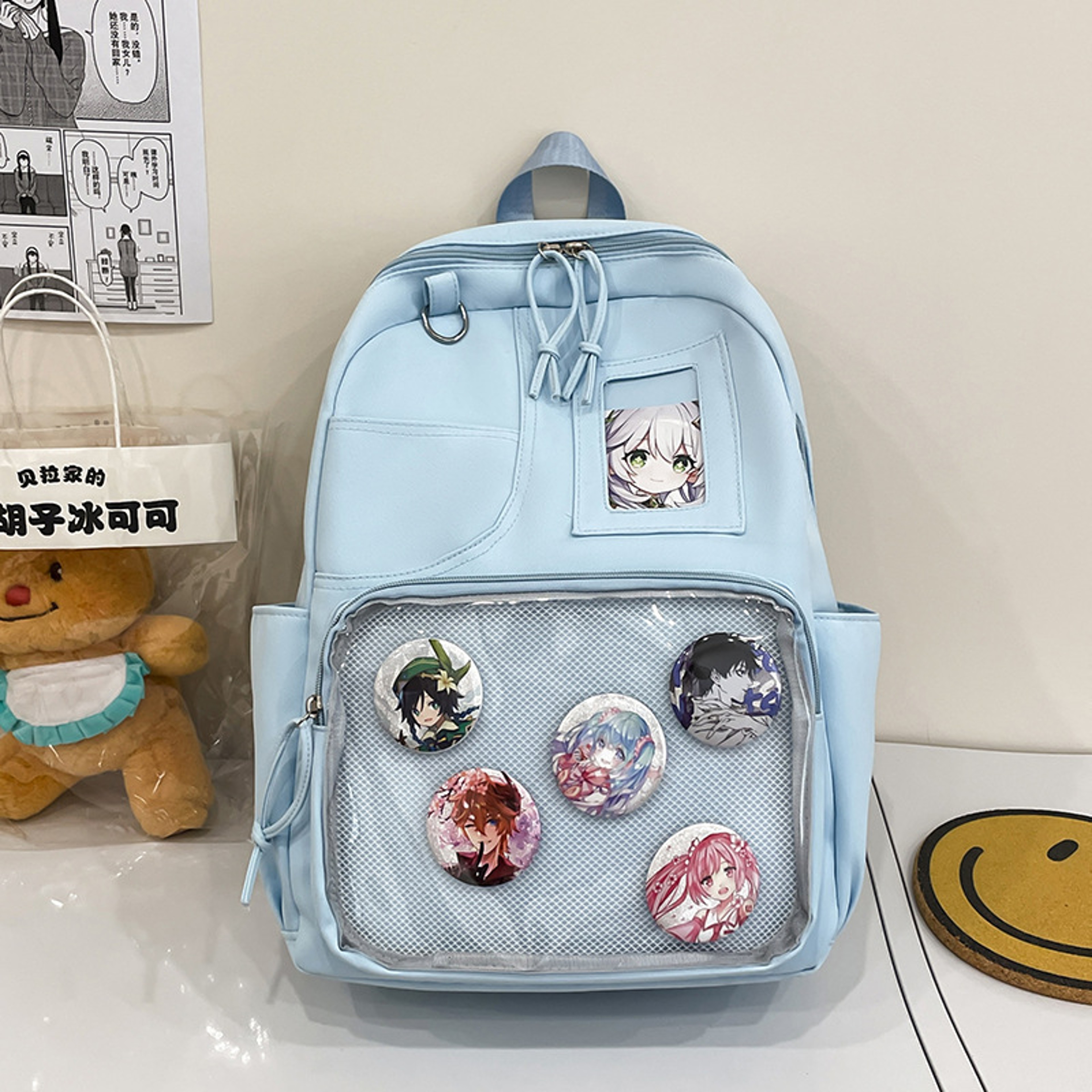 College Backpack Large Capacity Student Backpack For Women Casual Travel School Bag 1