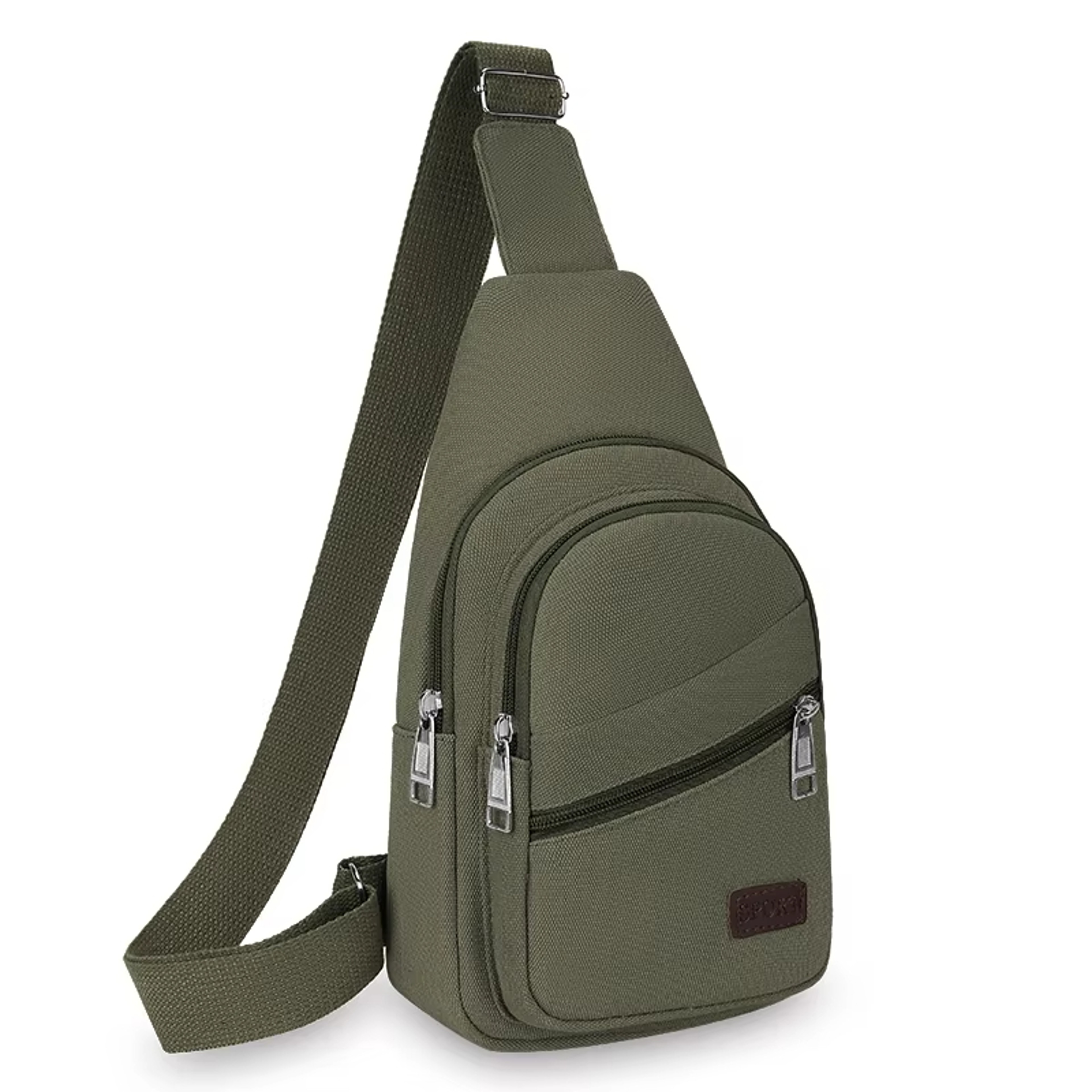Mens Canvas Crossbody Bag Casual Travel Sling Shoulder Messenger Bag For Outdoor Work And Everyday  8