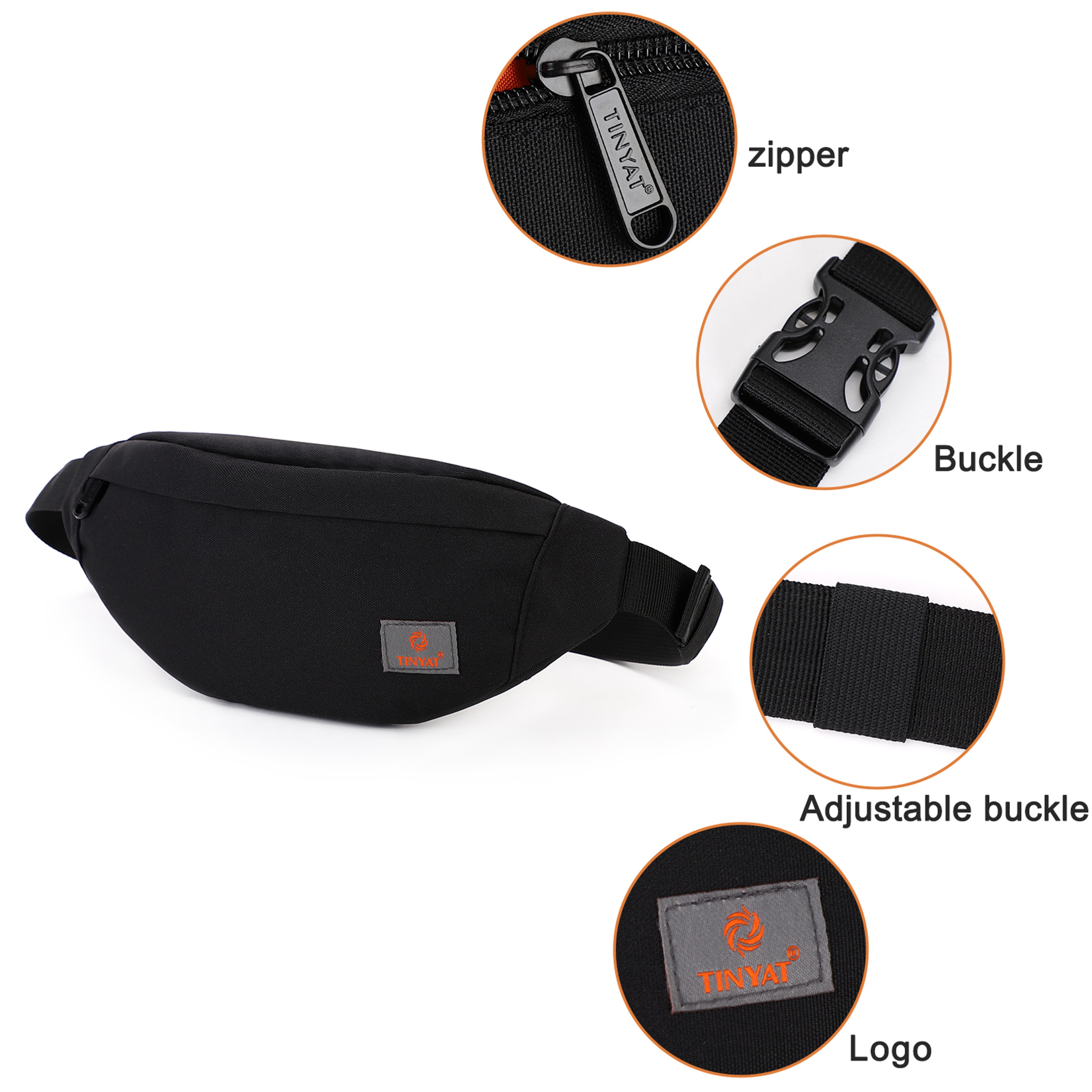 Lightweight Running Waist Bag Water Resistant Crossbody Chest Bag For Hiking Travel And Daily Fitne 12