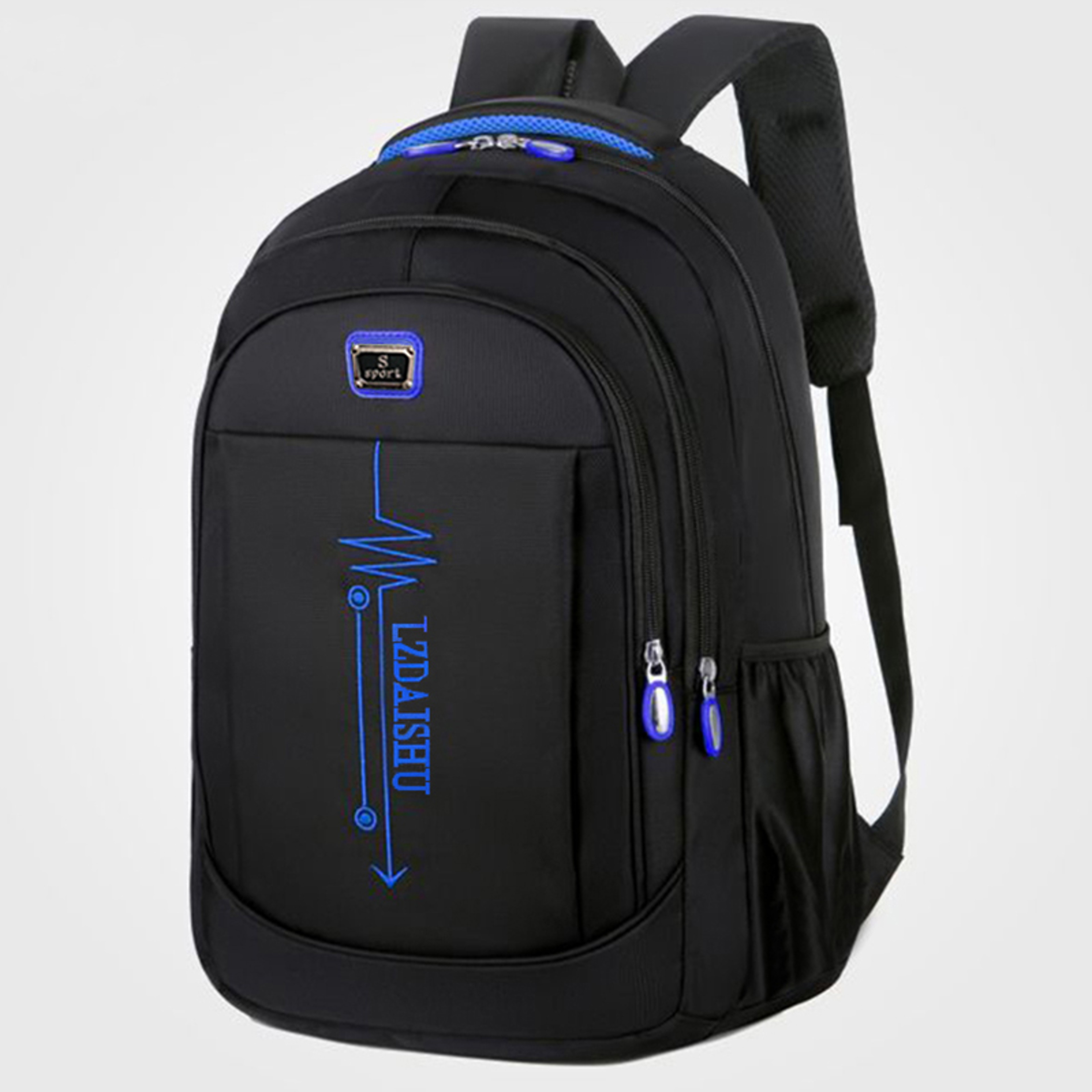 Mens Business Casual Backpack Large Capacity Travel Bag Student Laptop Schoolbag 4