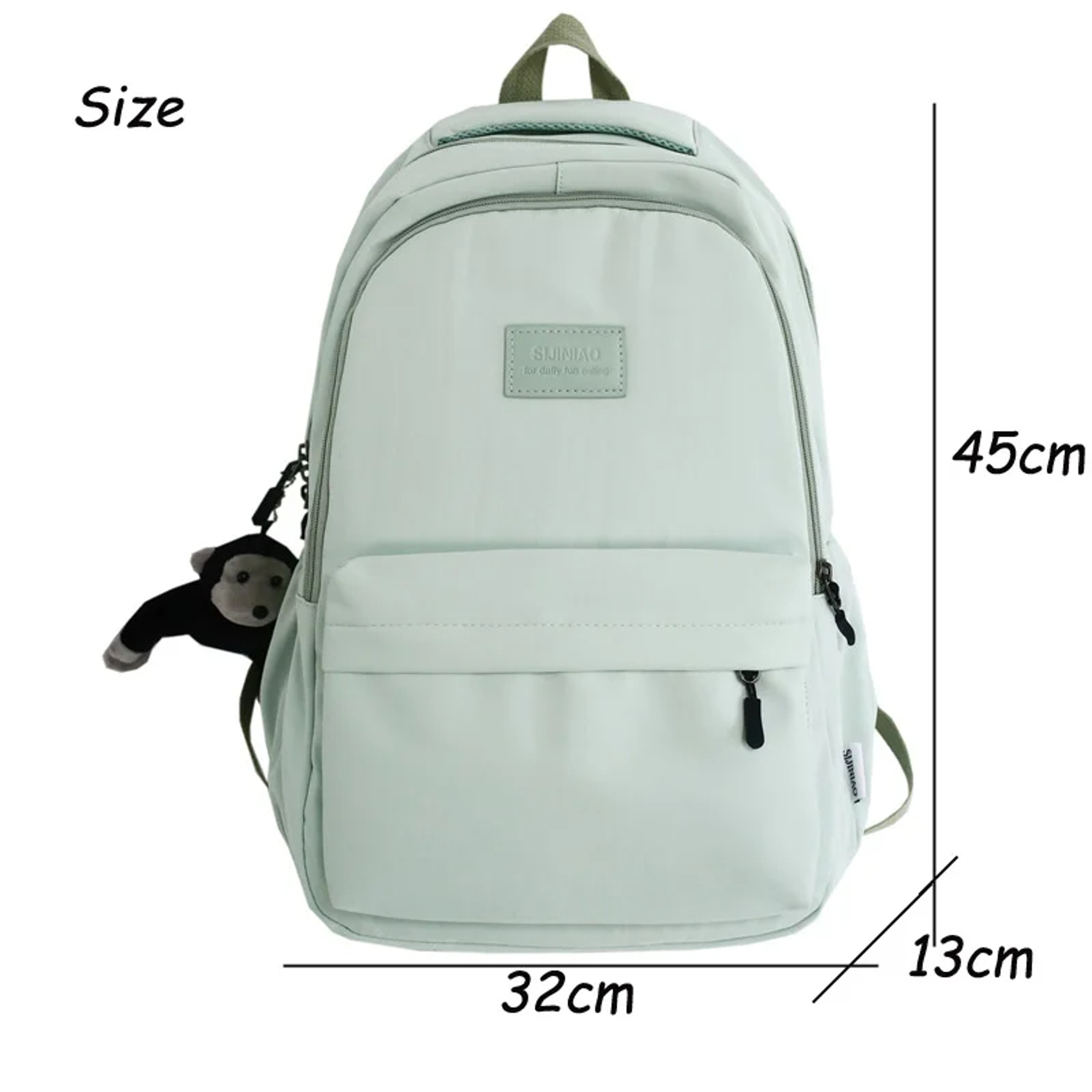 Women Multi Pocket Laptop Backpack Casual College School Bag Durable Travel Daypack 6
