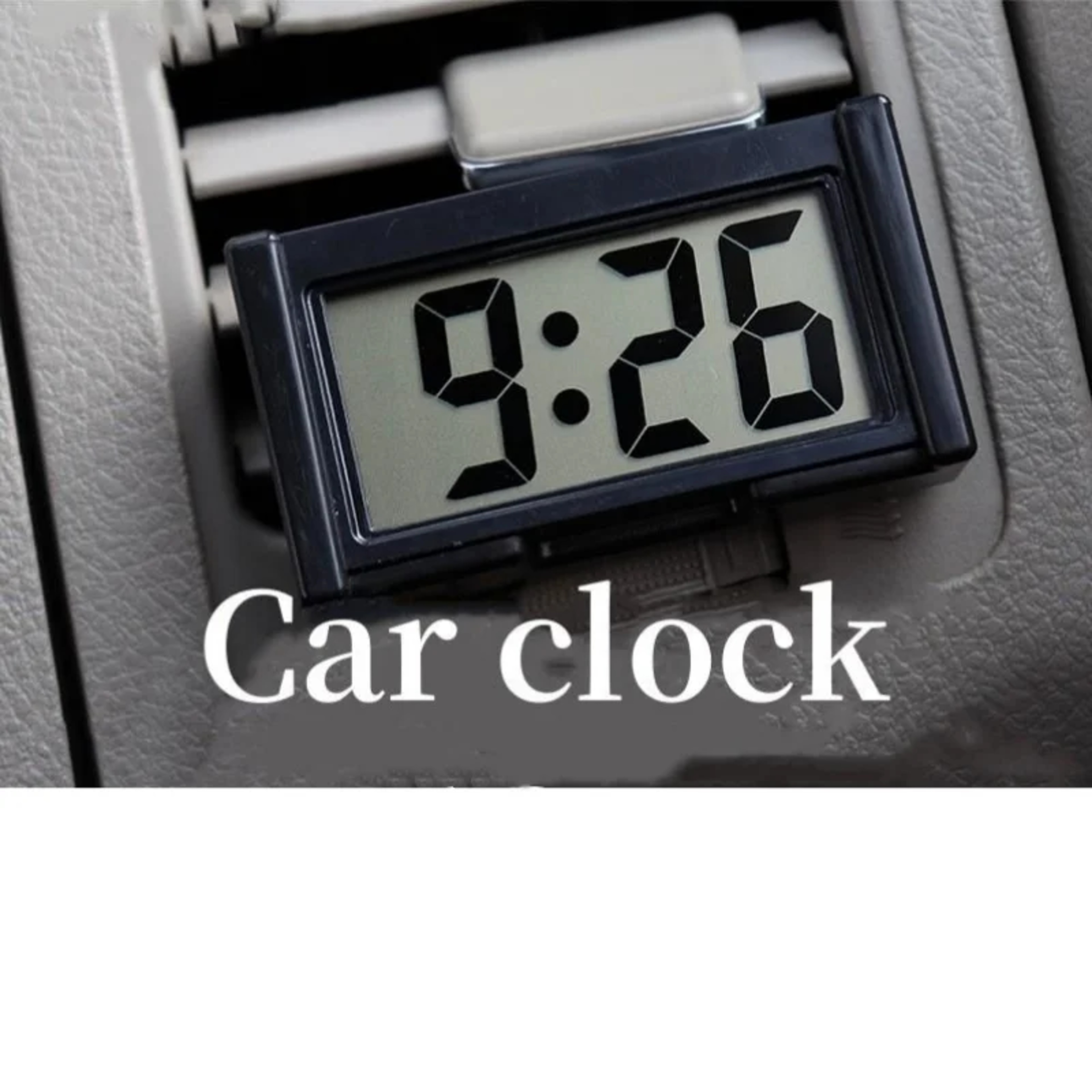 Mini Desk Clock Portable Travel Clock LCD Digital Battery Powered Table Clock With Date Display 5