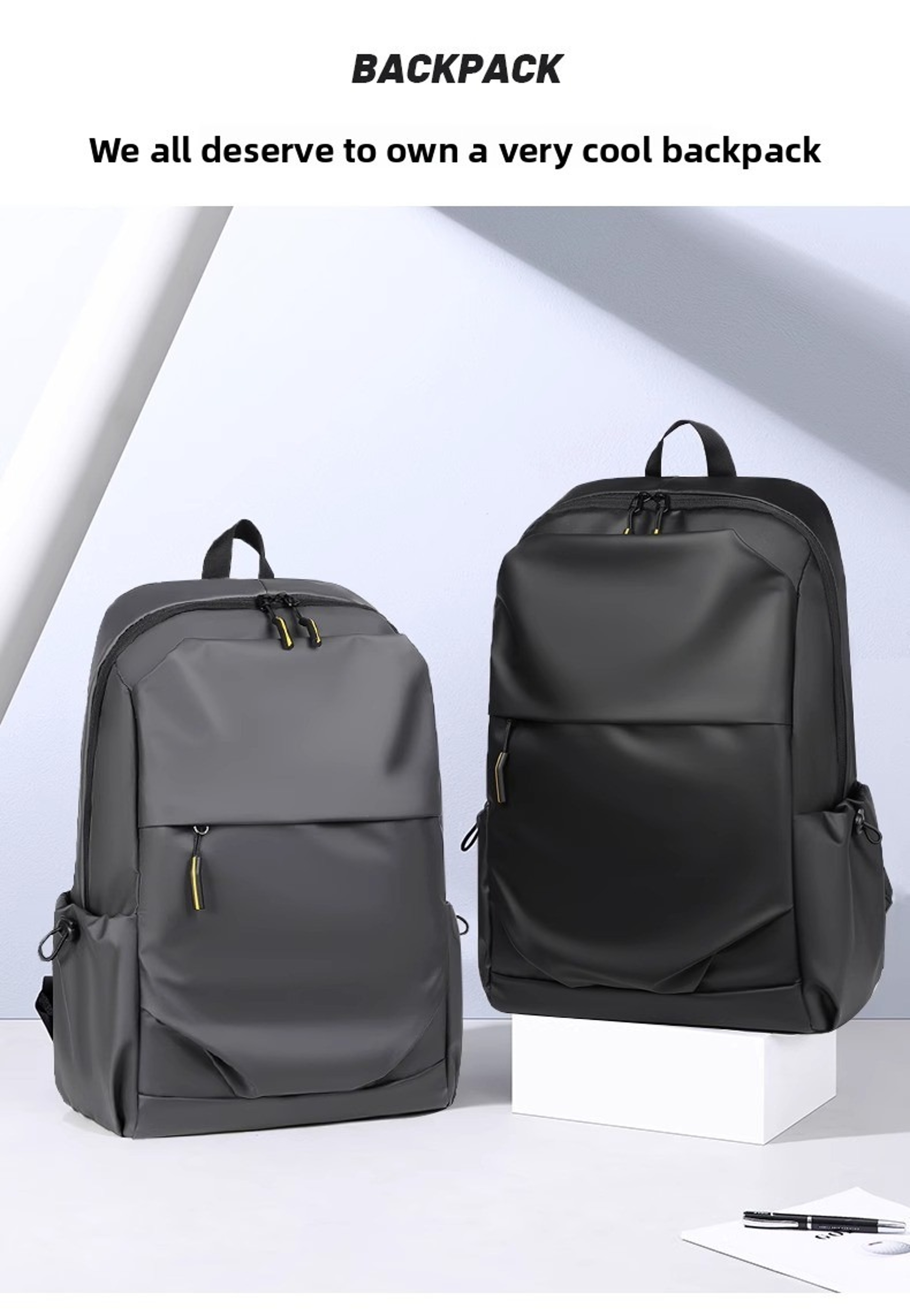 Business Laptop Backpack Large Capacity Travel Work Bag For Men 6