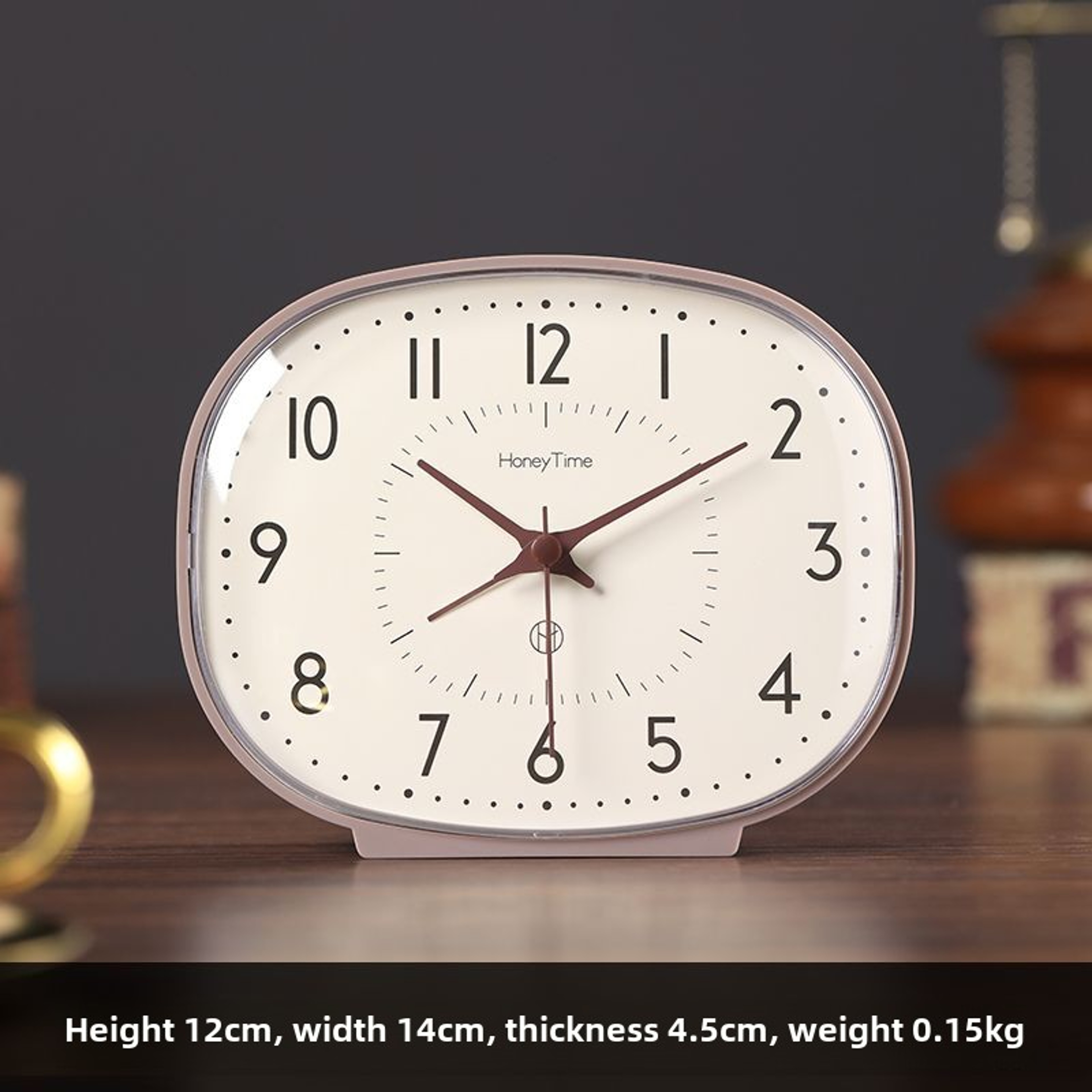 Vintage Silent Desk Alarm Clock Small Table Clock For Bedroom Kids Students Home Decor 3