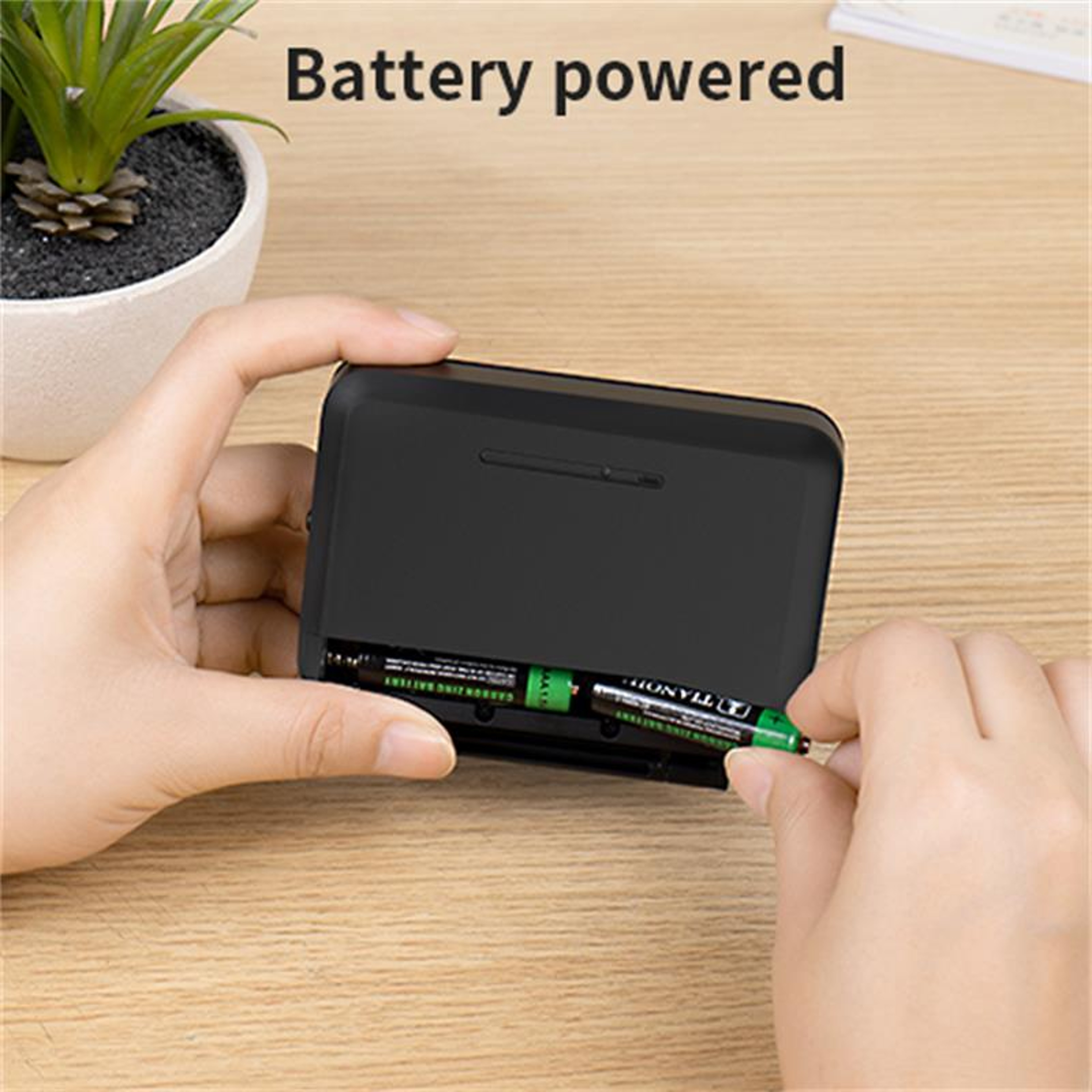Digital LCD Travel Alarm Clock Thermometer Calendar Portable Folding Desk Clock 8