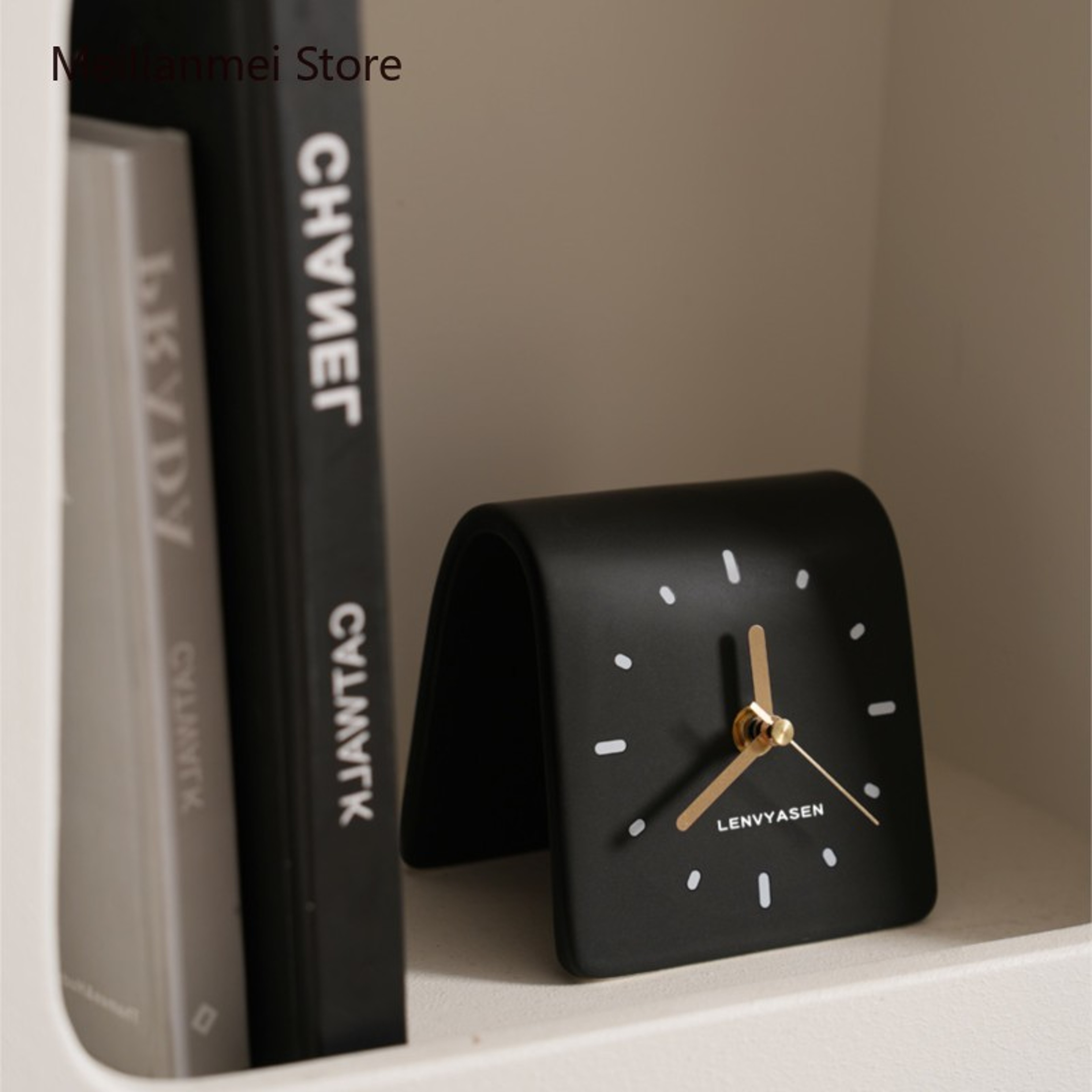 Modern Ceramic Desk Clock Silent Table Clock For Bedroom Living Room Office Home Decor 9