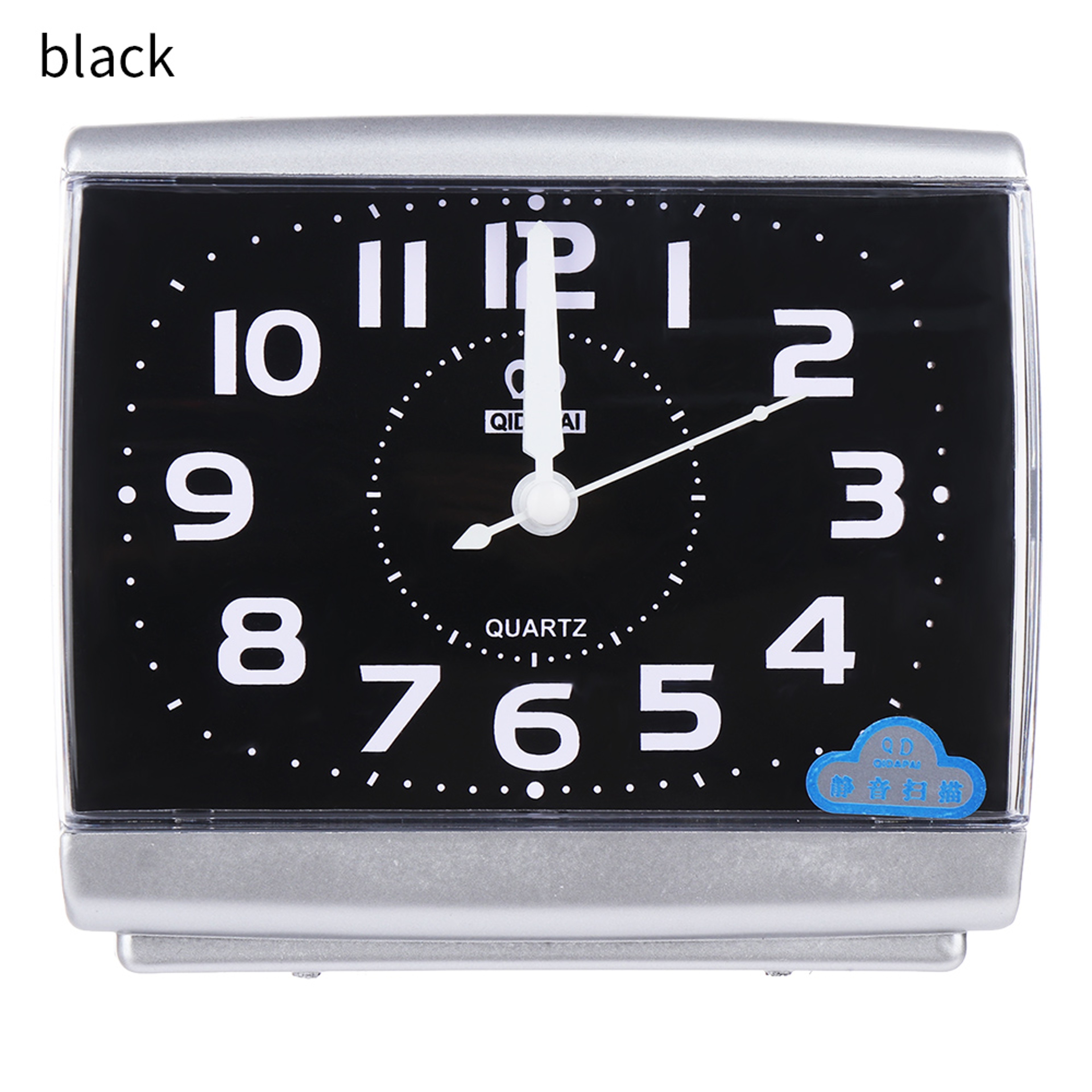 Large Number Quartz Alarm Clock Silent Bedside Alarm Clock For Bedroom Desk And Home Decor 1