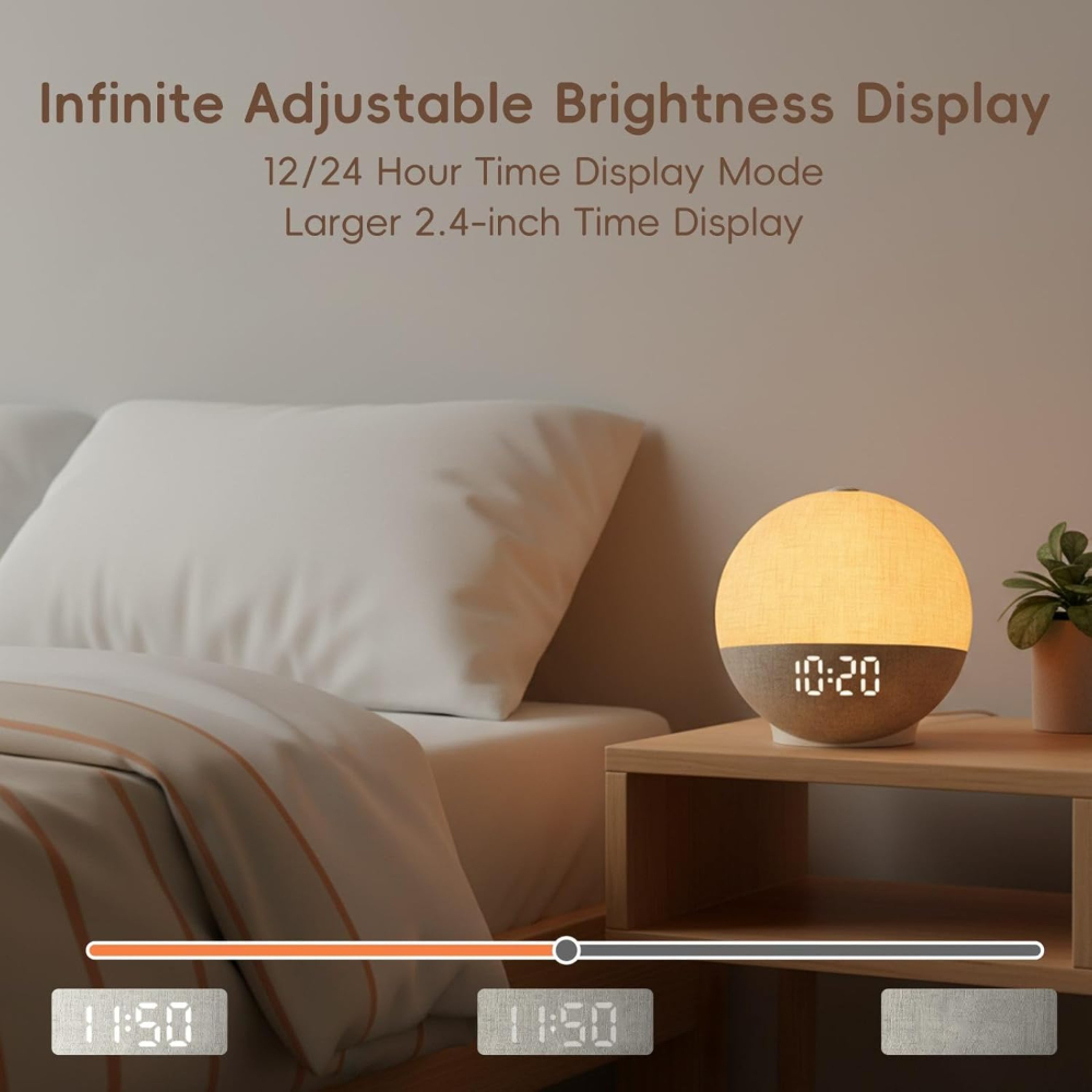 Sunrise Alarm Clock With Wake Up Light White Noise Machine And Bluetooth Speaker 2