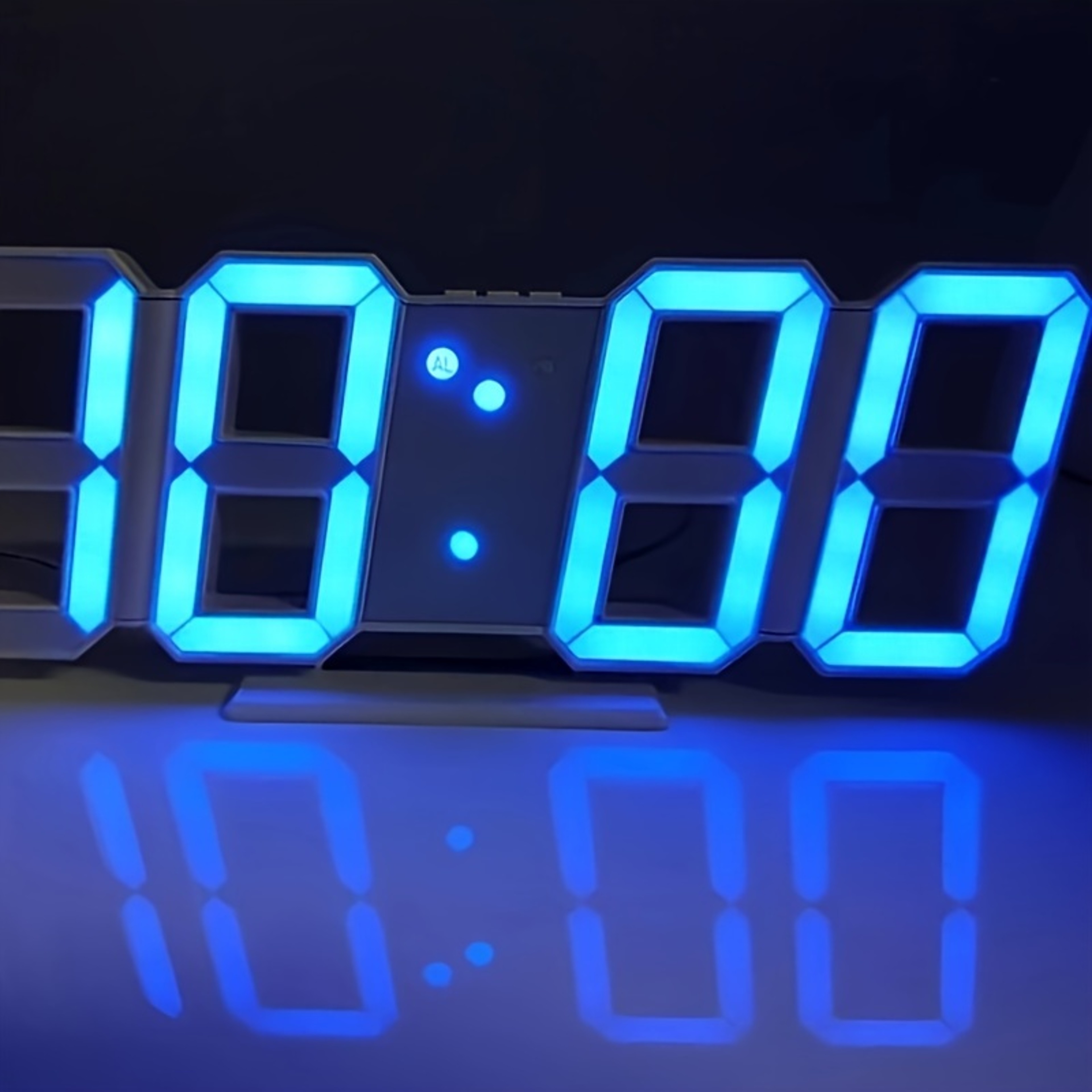 LED Wall Clock Digital Alarm Clock Modern Decorative Desktop And Wall Mounted Clock For Living Room 6