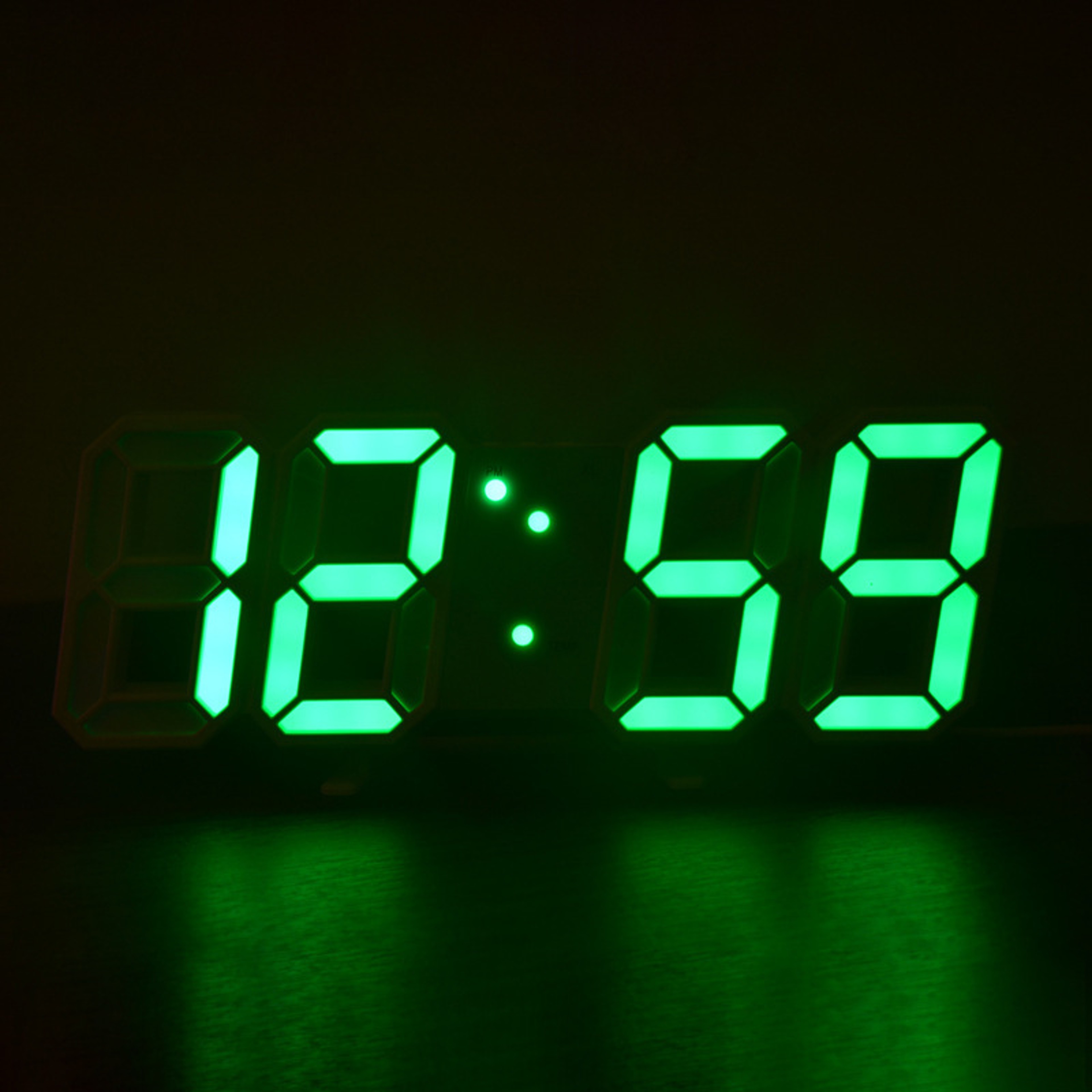 LED Wall Clock Digital Alarm Clock Modern Decorative Desktop And Wall Mounted Clock For Living Room 3