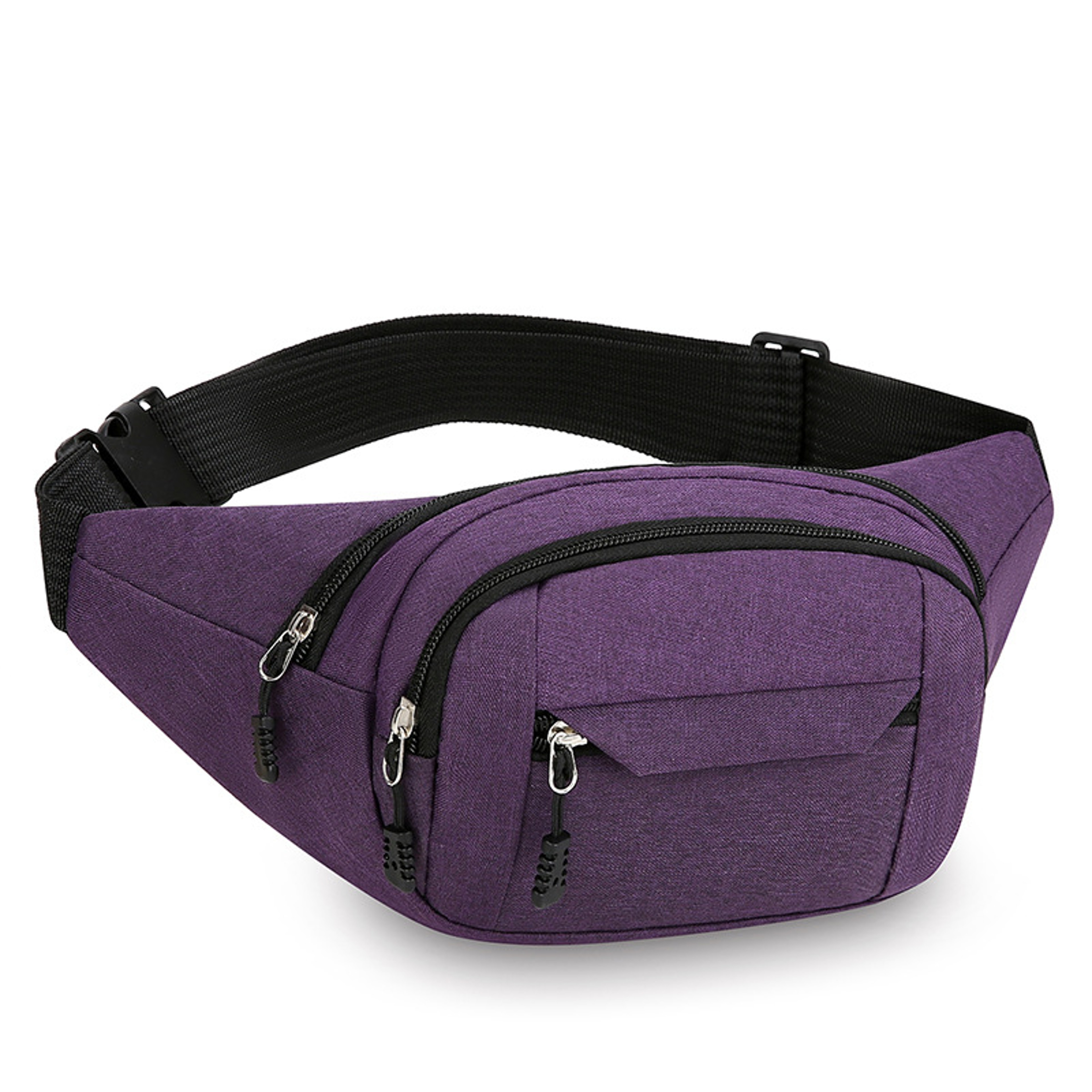 Adjustable Multi Pocket Shoulder Strap Bag Outdoor Travel Waist Pack 3
