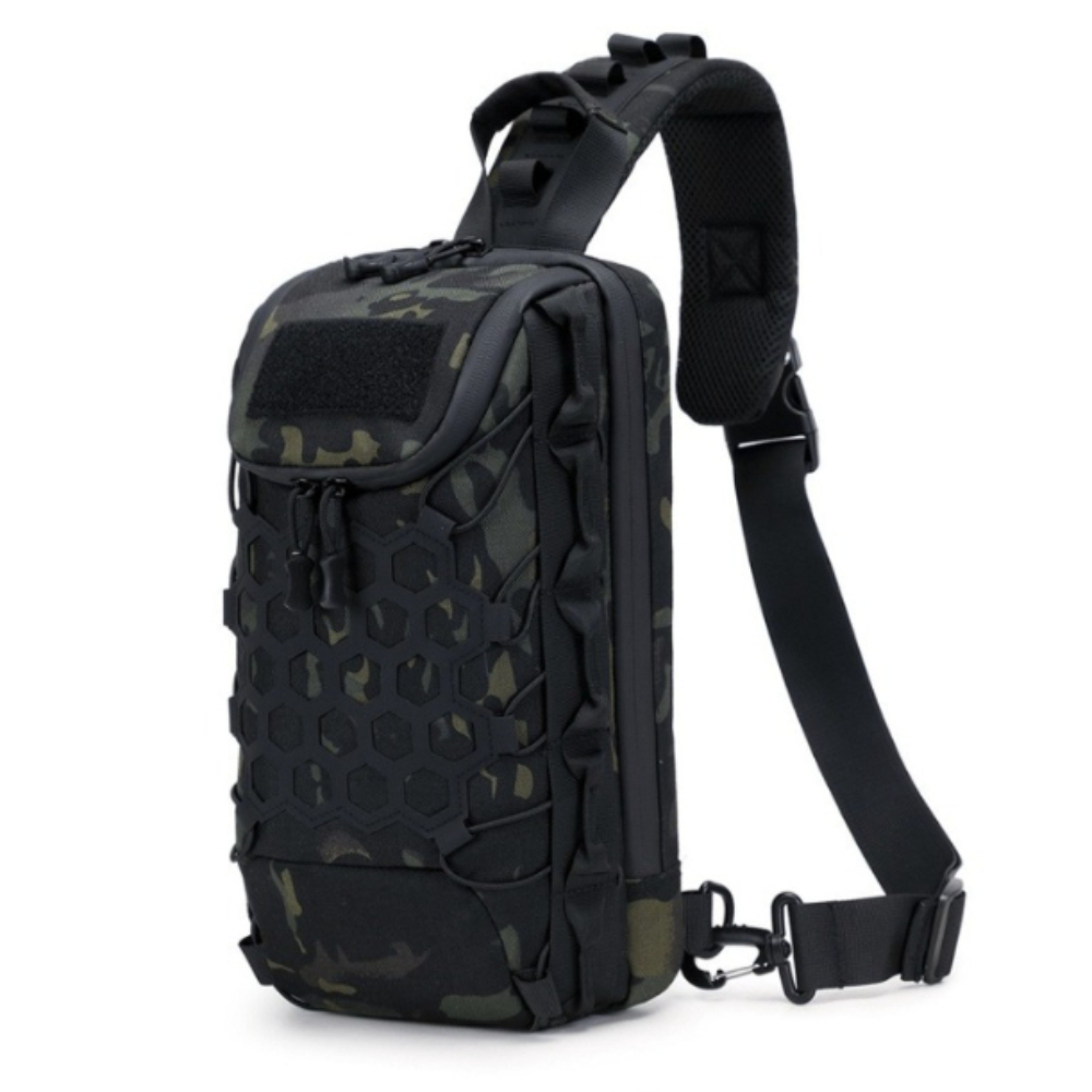 Tactical Sling Bag For Men Waterproof EDC Crossbody Chest Pack For Hiking Cycling Travel 2