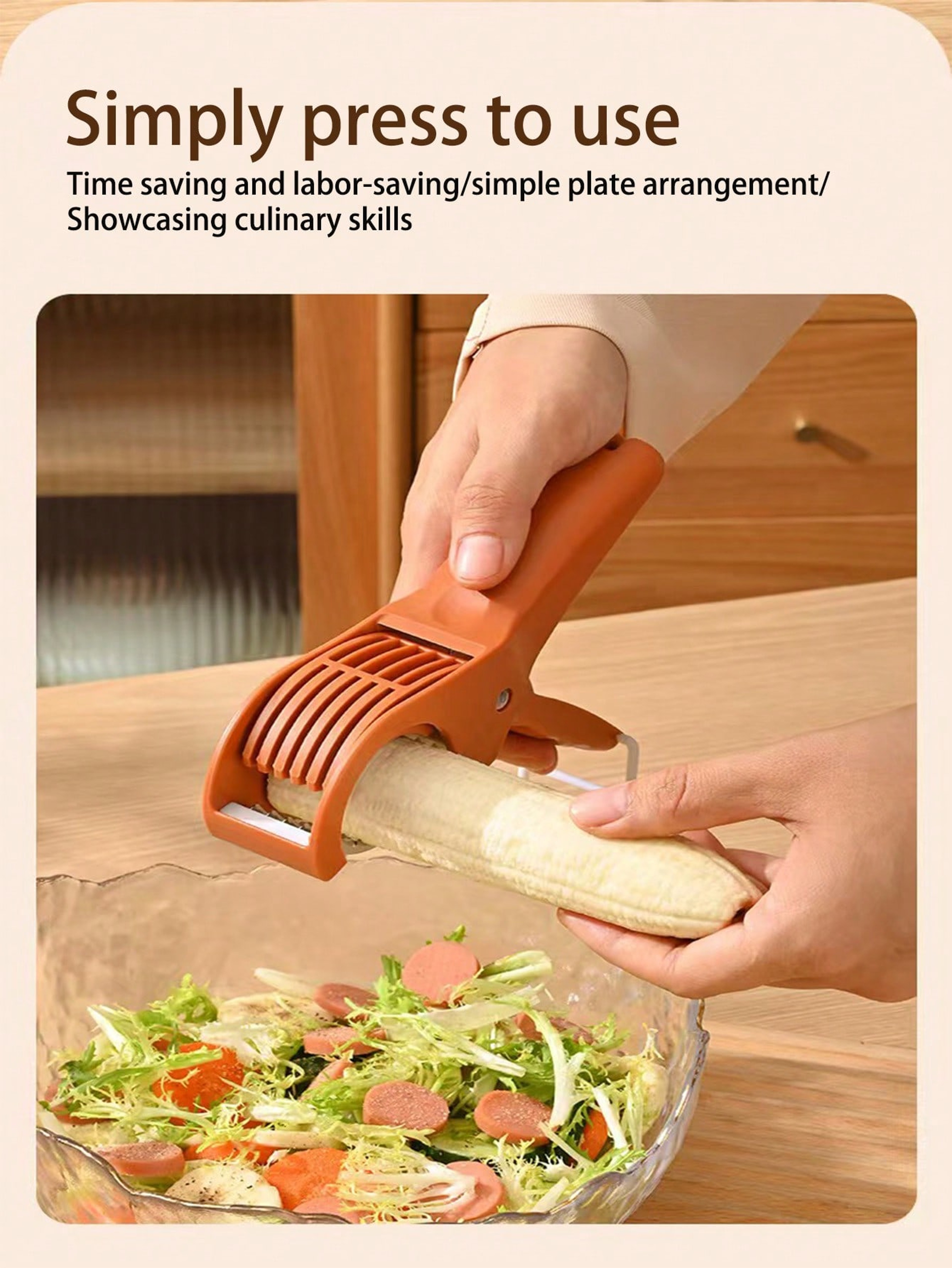 QuickSlice Stainless Steel Manual Vegetable And Fruit Slicer 5