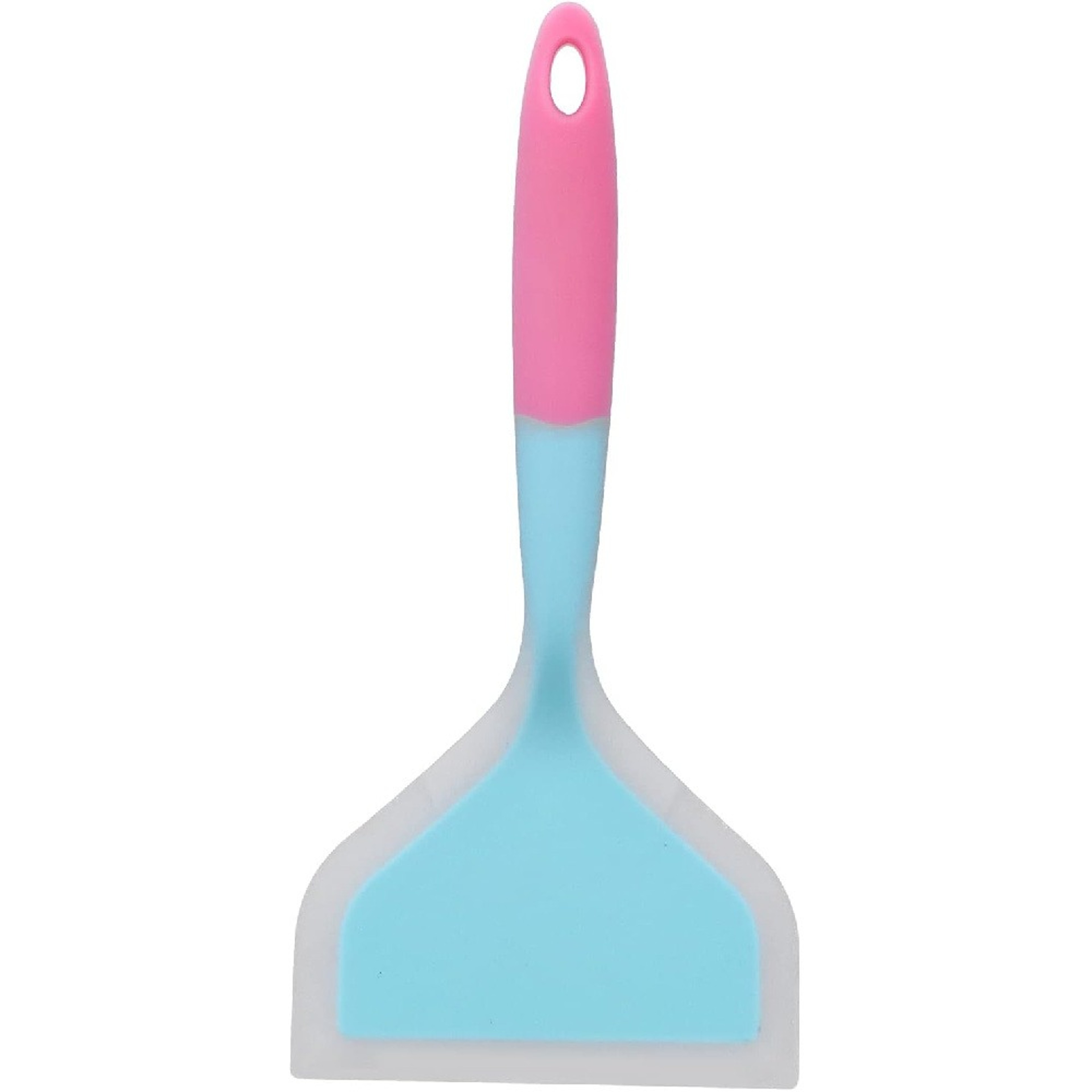 Heat Resistant Silicone Spatula Non Stick Cooking Turner With Wide Flexible Head 0