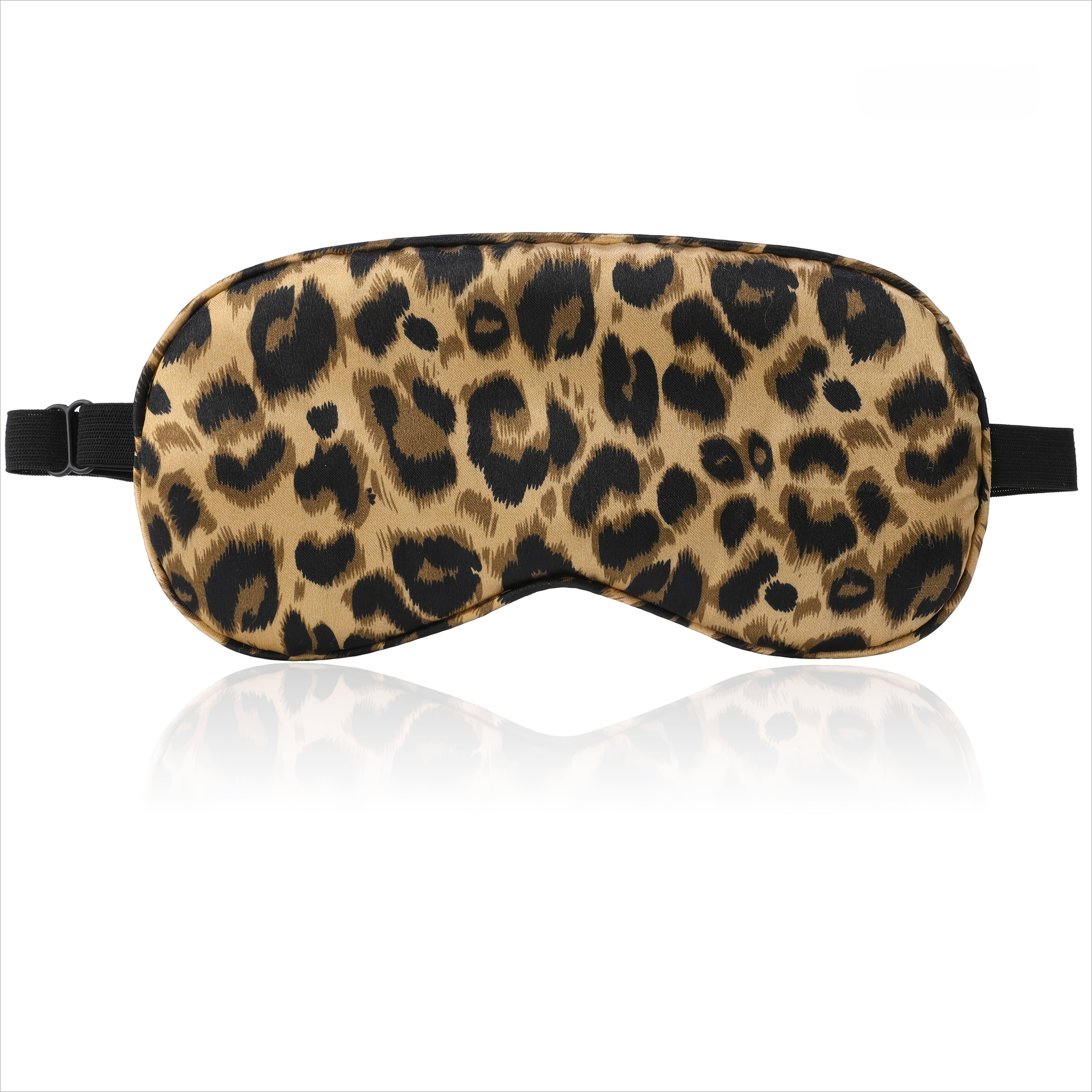 Blackout Sleep Mask With Adjustable Strap Cute Leopard Print Eye Cover 3
