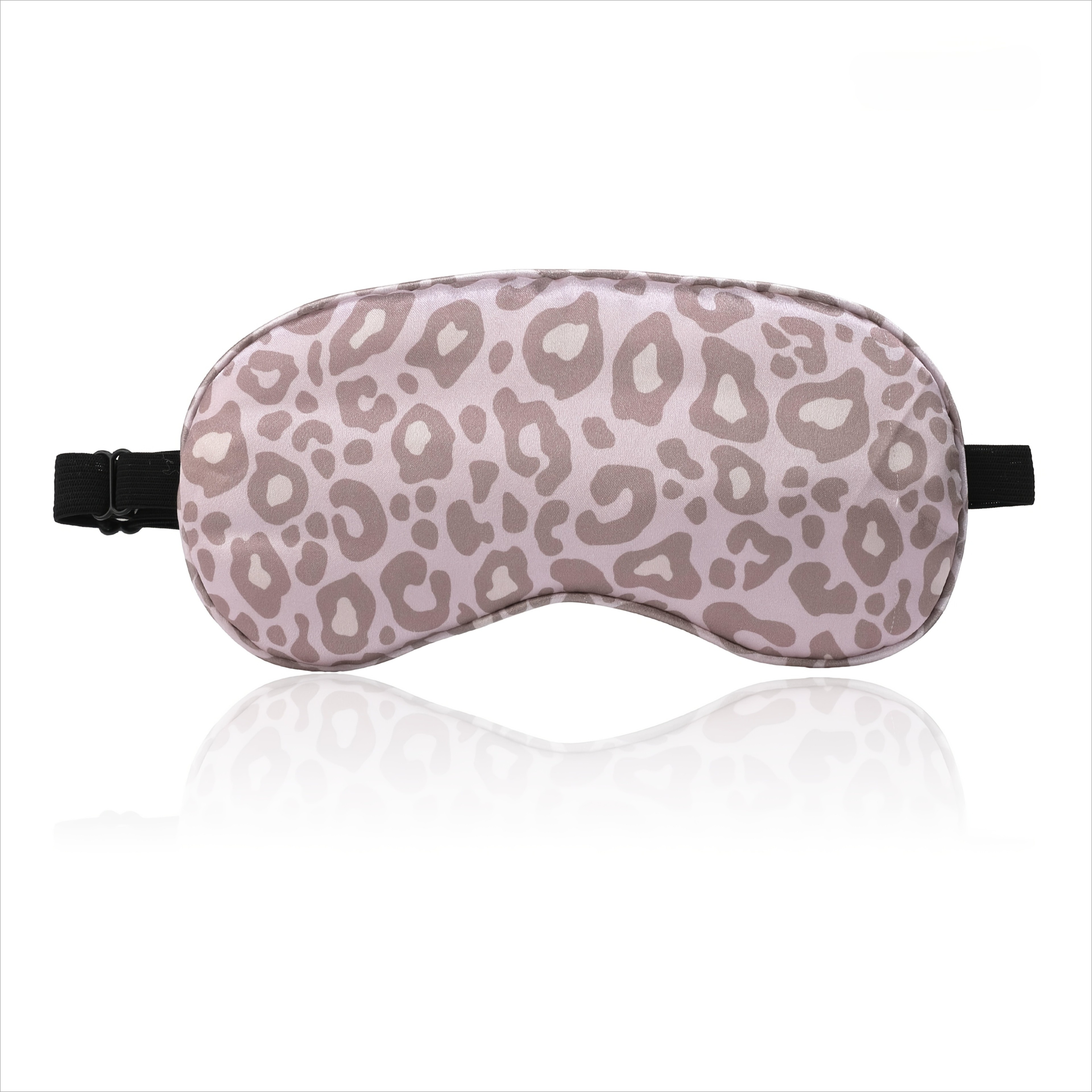 Blackout Sleep Mask With Adjustable Strap Cute Leopard Print Eye Cover 1