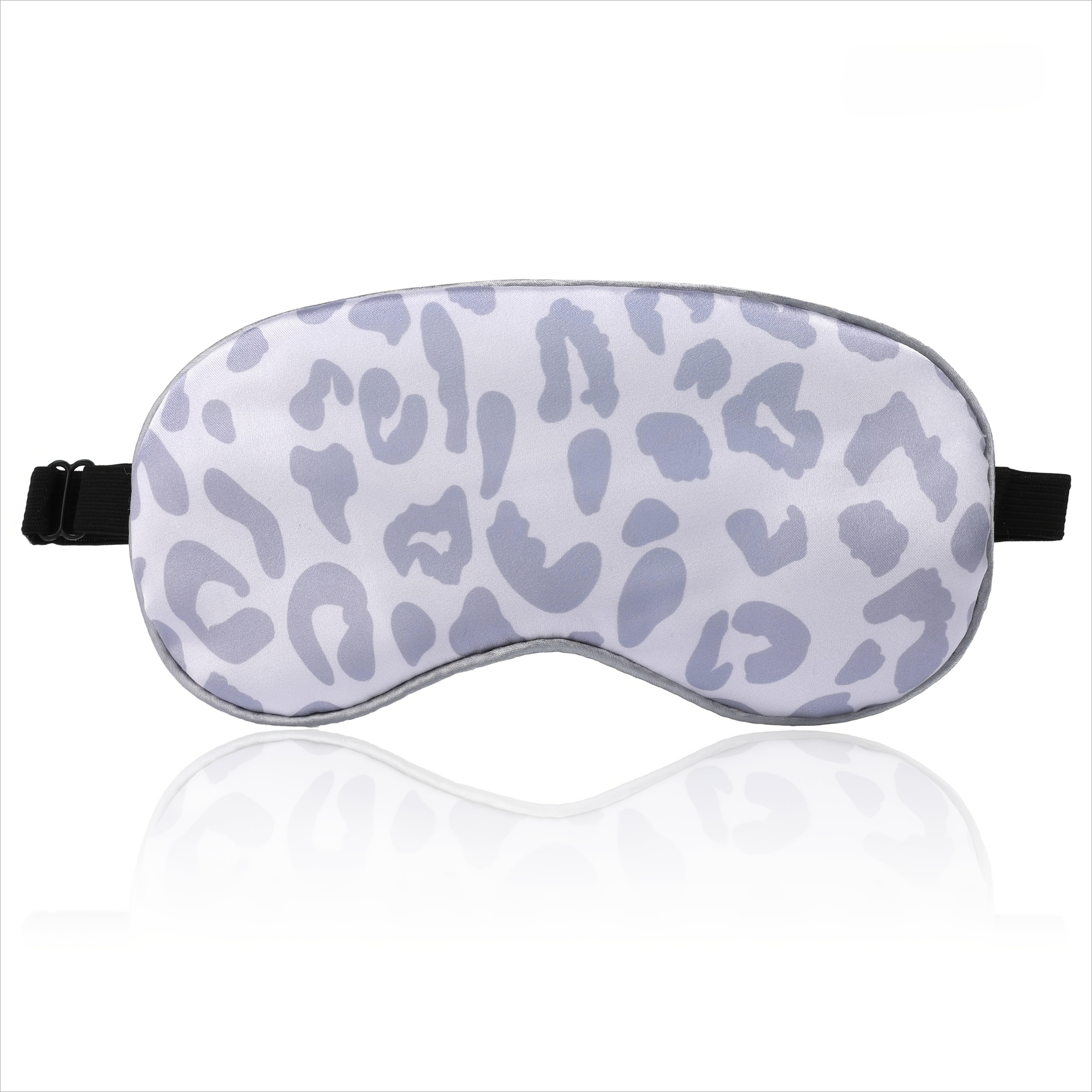 Blackout Sleep Mask With Adjustable Strap Cute Leopard Print Eye Cover 2