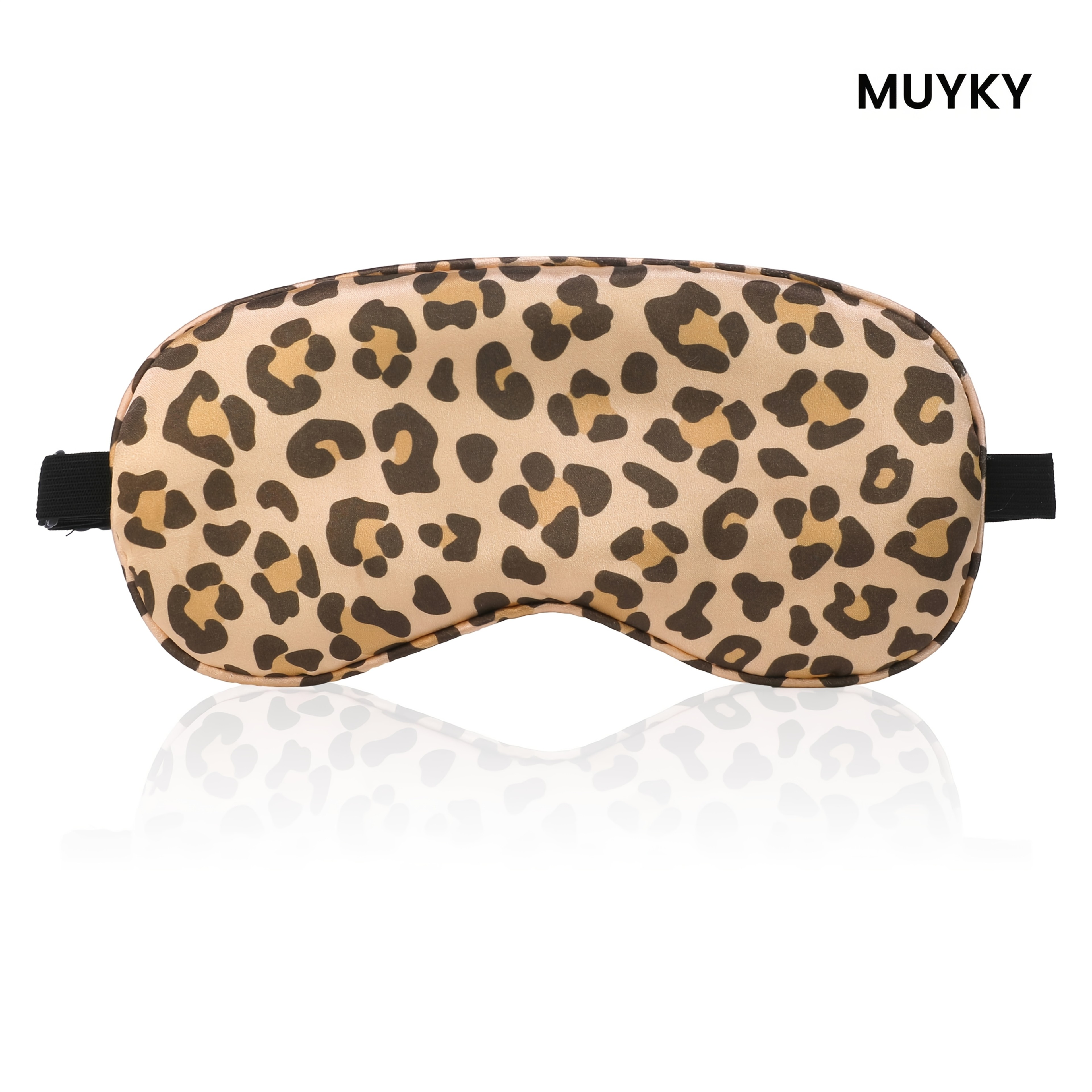 Blackout Sleep Mask with Adjustable Strap, Cute Leopard Print Eye Cover – view 8