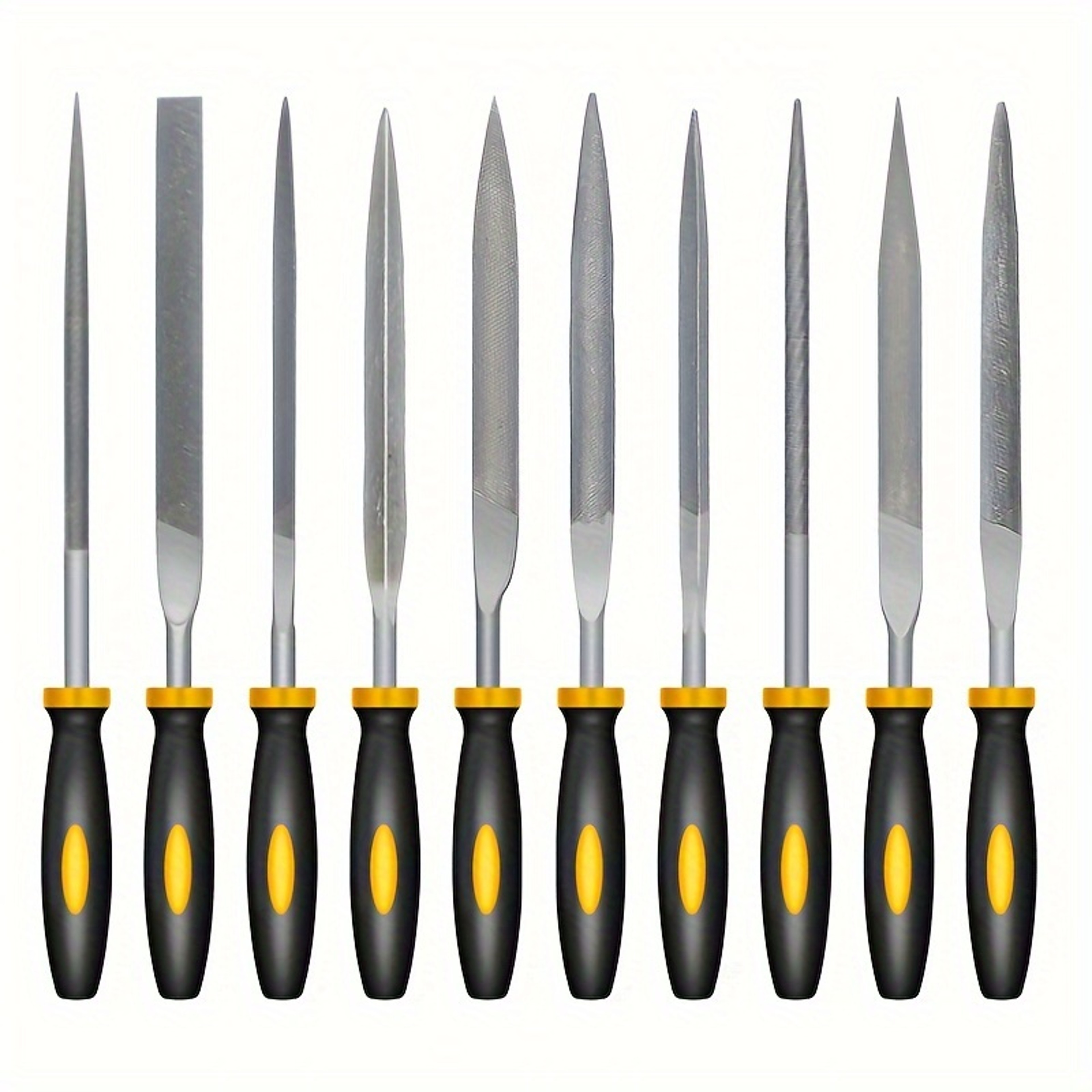 High Carbon Steel Needle File Set For Wood Plastic And Model Work 4