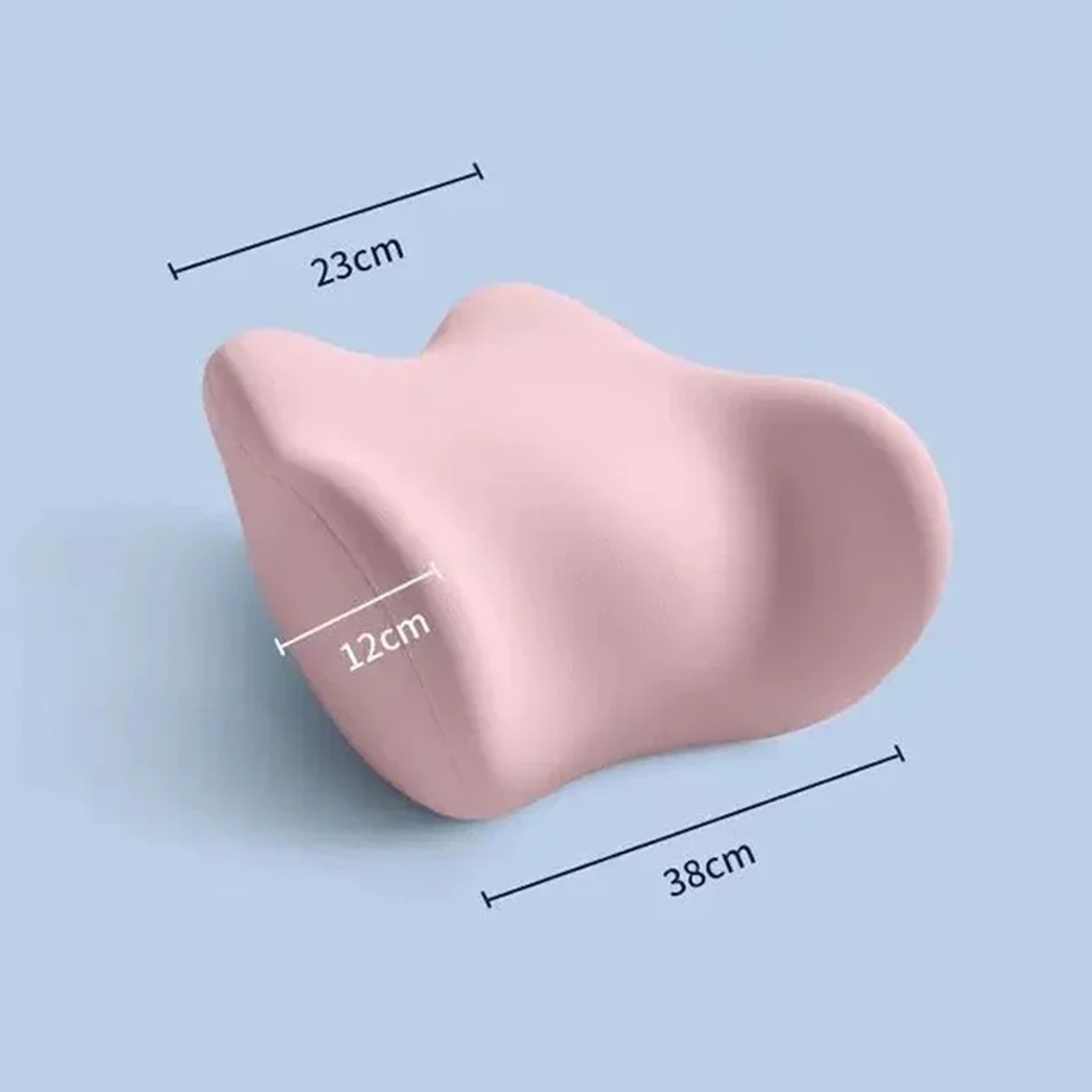 Ergonomic Memory Foam Lumbar Support Pillow For Bed Sleep Comfort 8